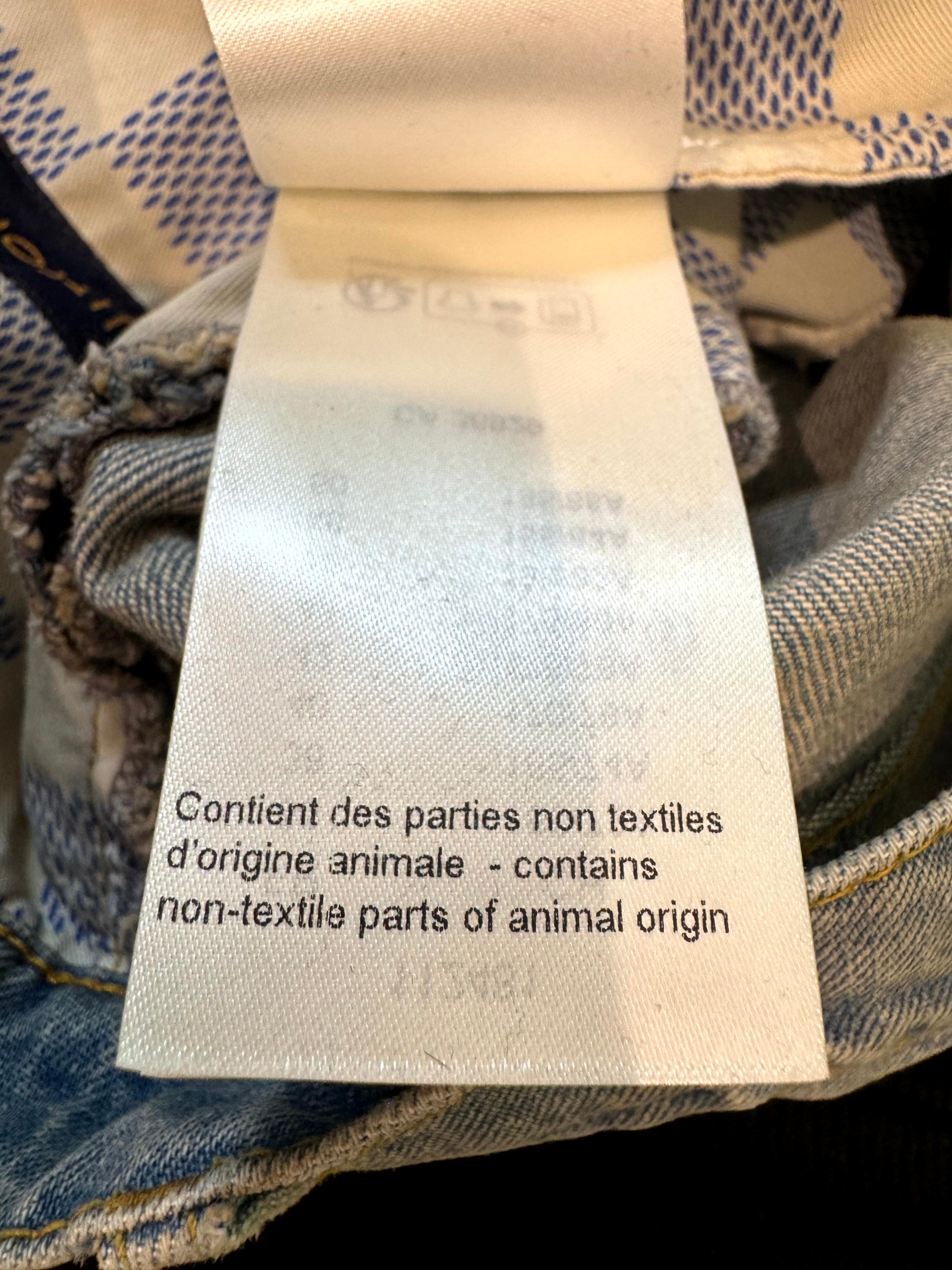 Louis Vuitton Pharell Wide Leg Denim Light Wash Jeans