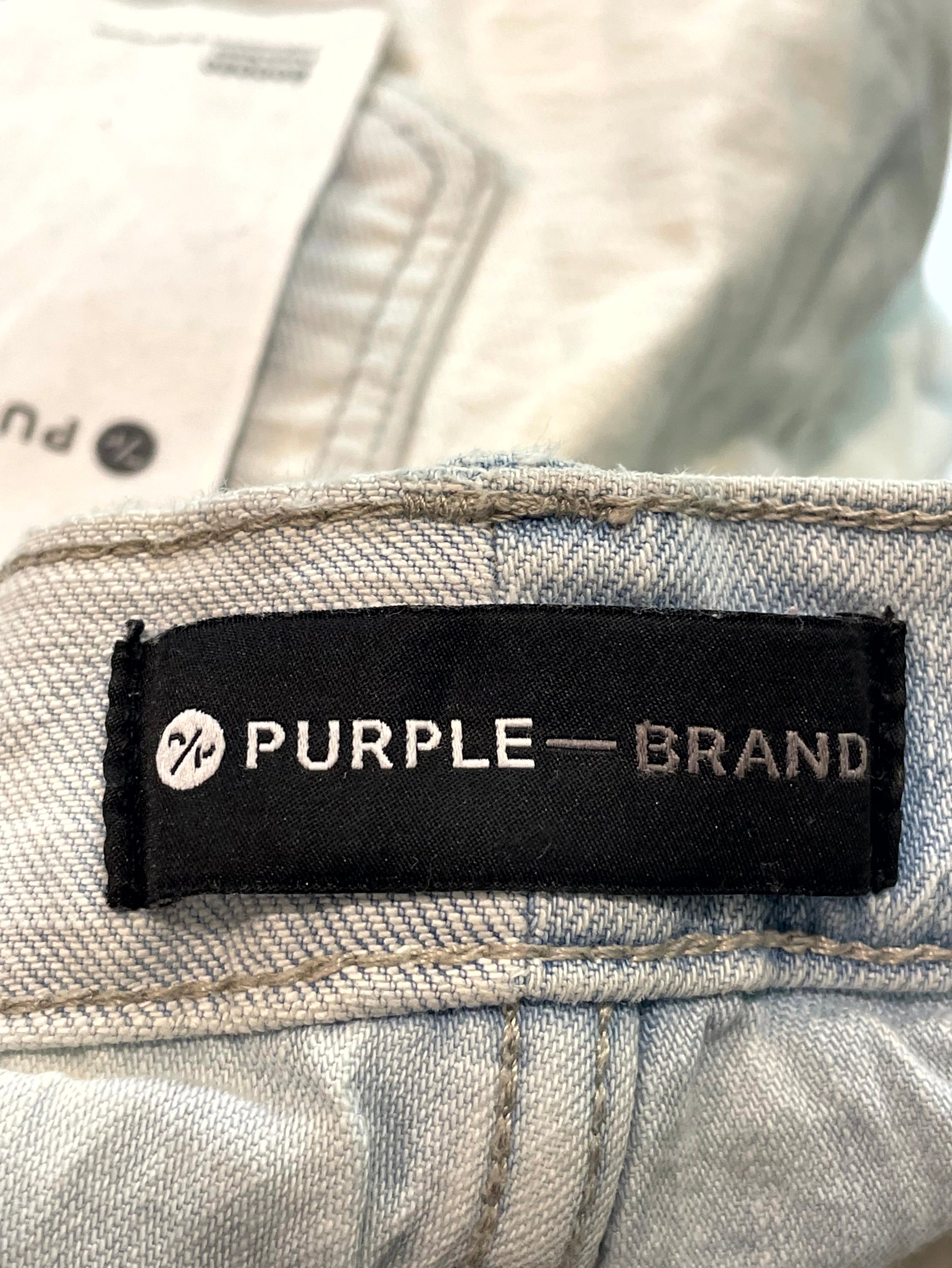Purple Brand Acid Wash Jeans