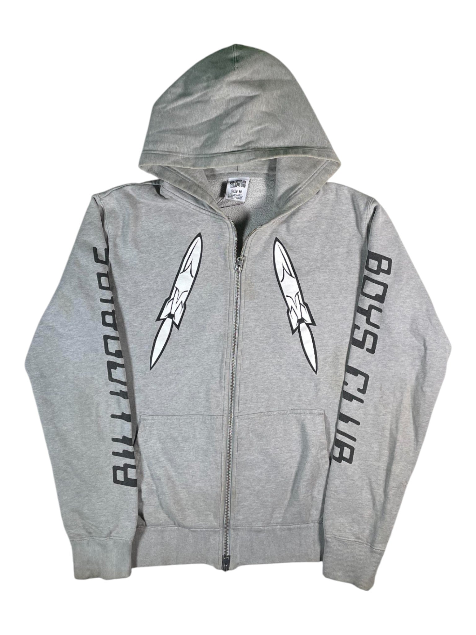 Billionaire Boys Club Grey Zip Up Hoodie