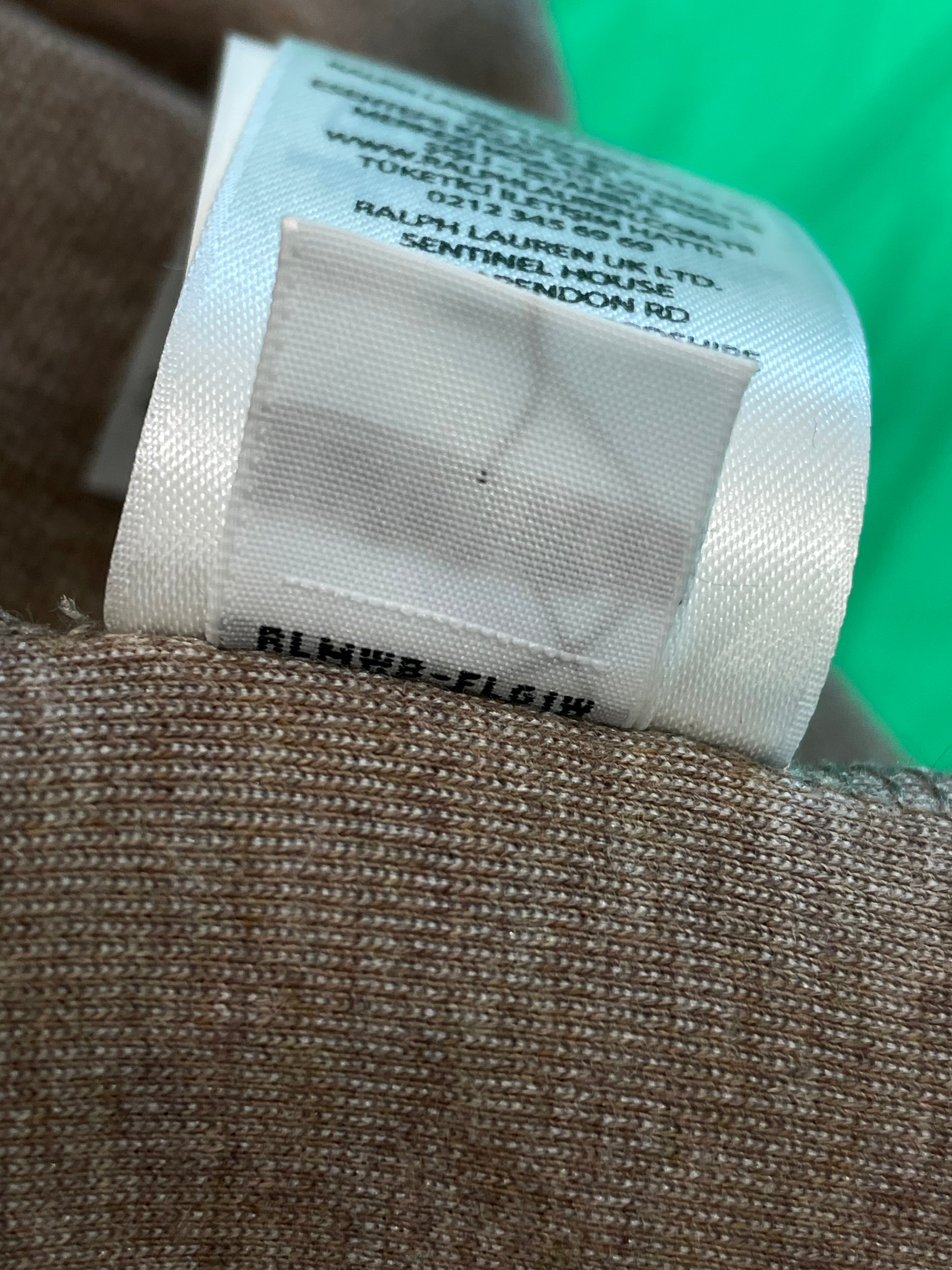 Polo Brown Zip Up Hoodie