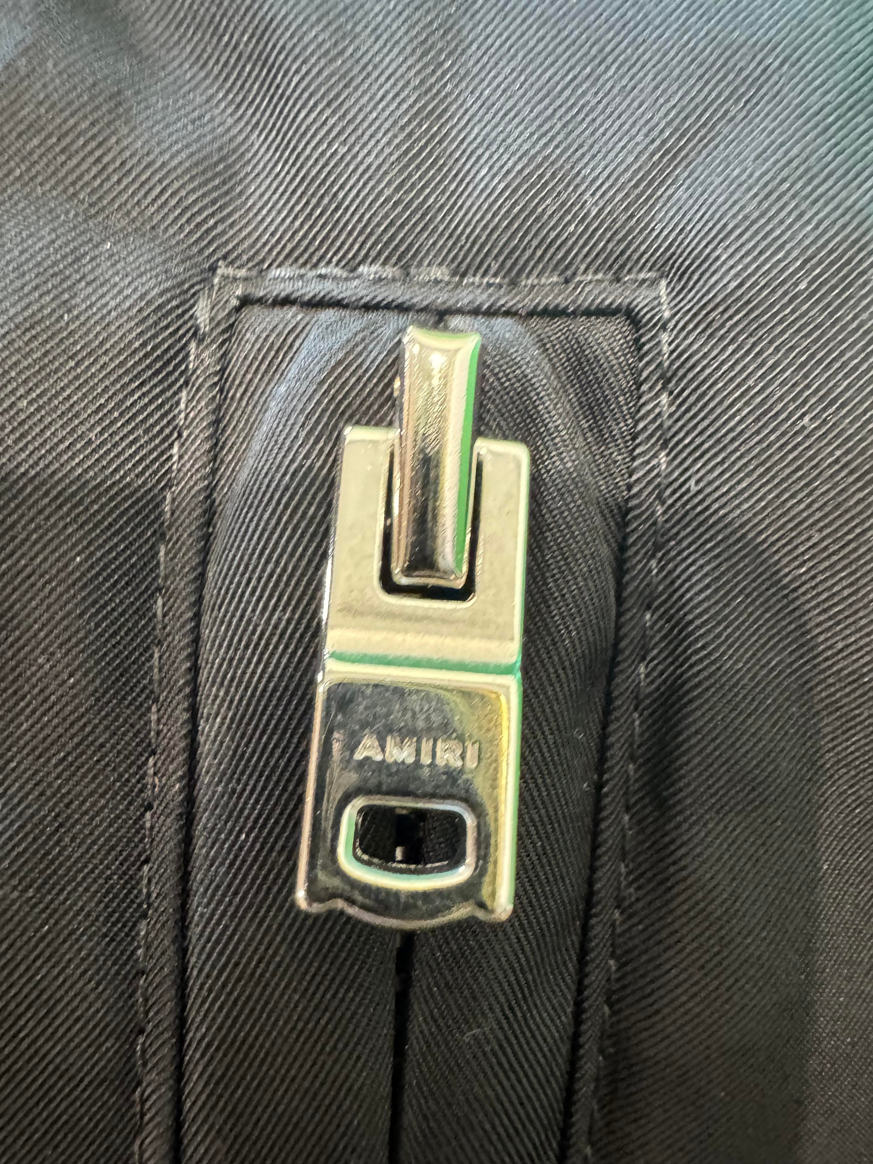 Amiri "Hardcore" Black Jacket