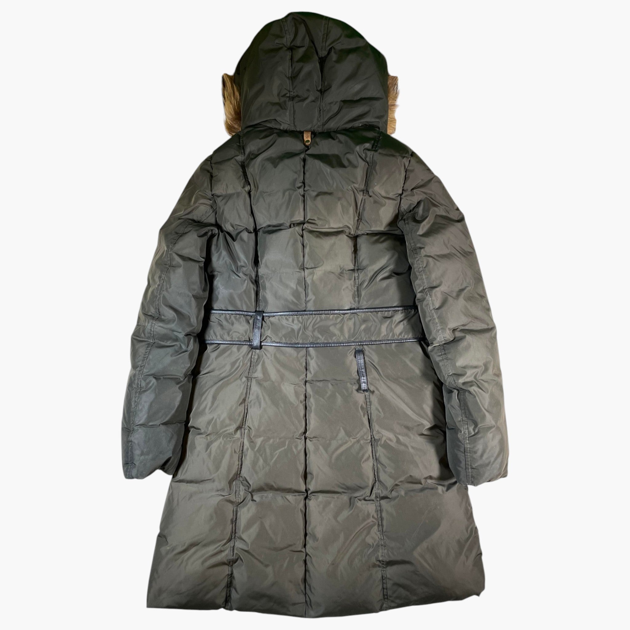 Mackage Brown Fur Olive Green Adali Jacket