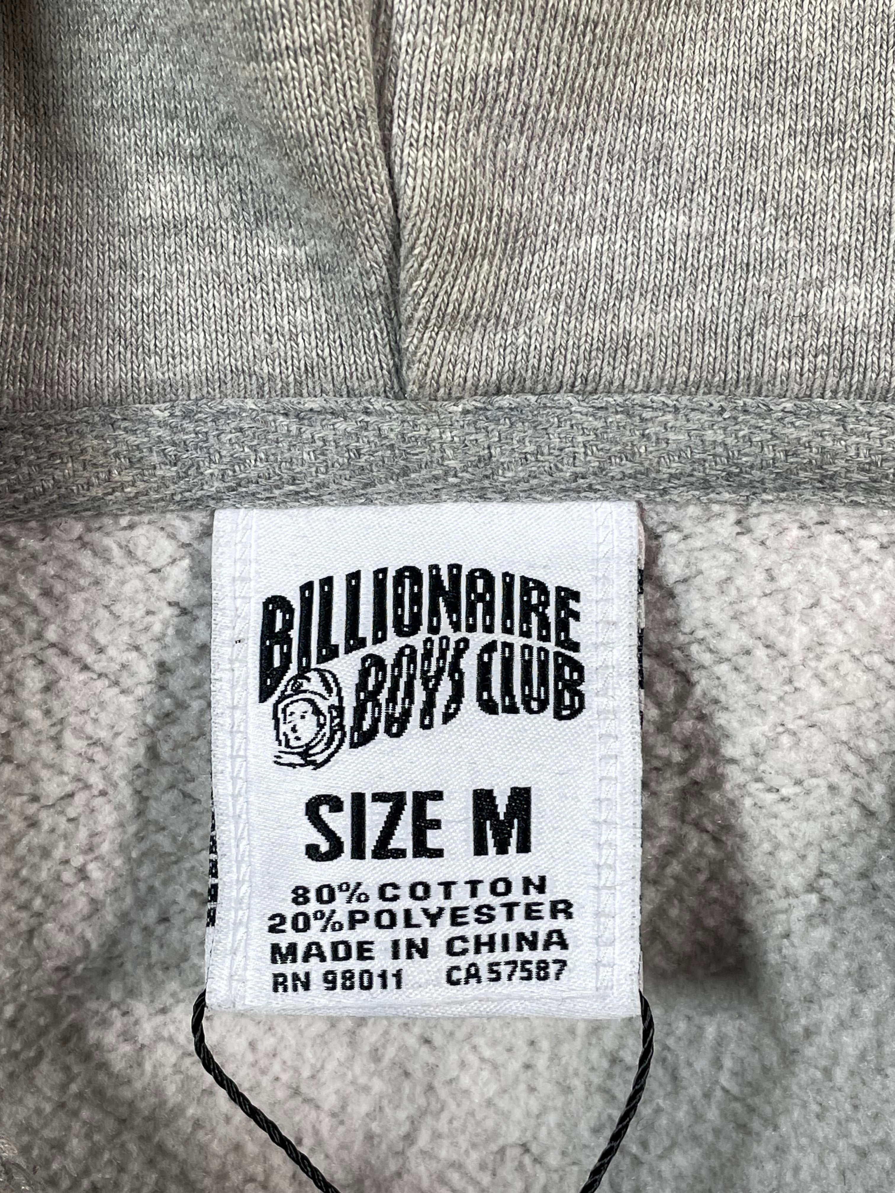 Billionaire Boys Club Grey Zip Up Hoodie