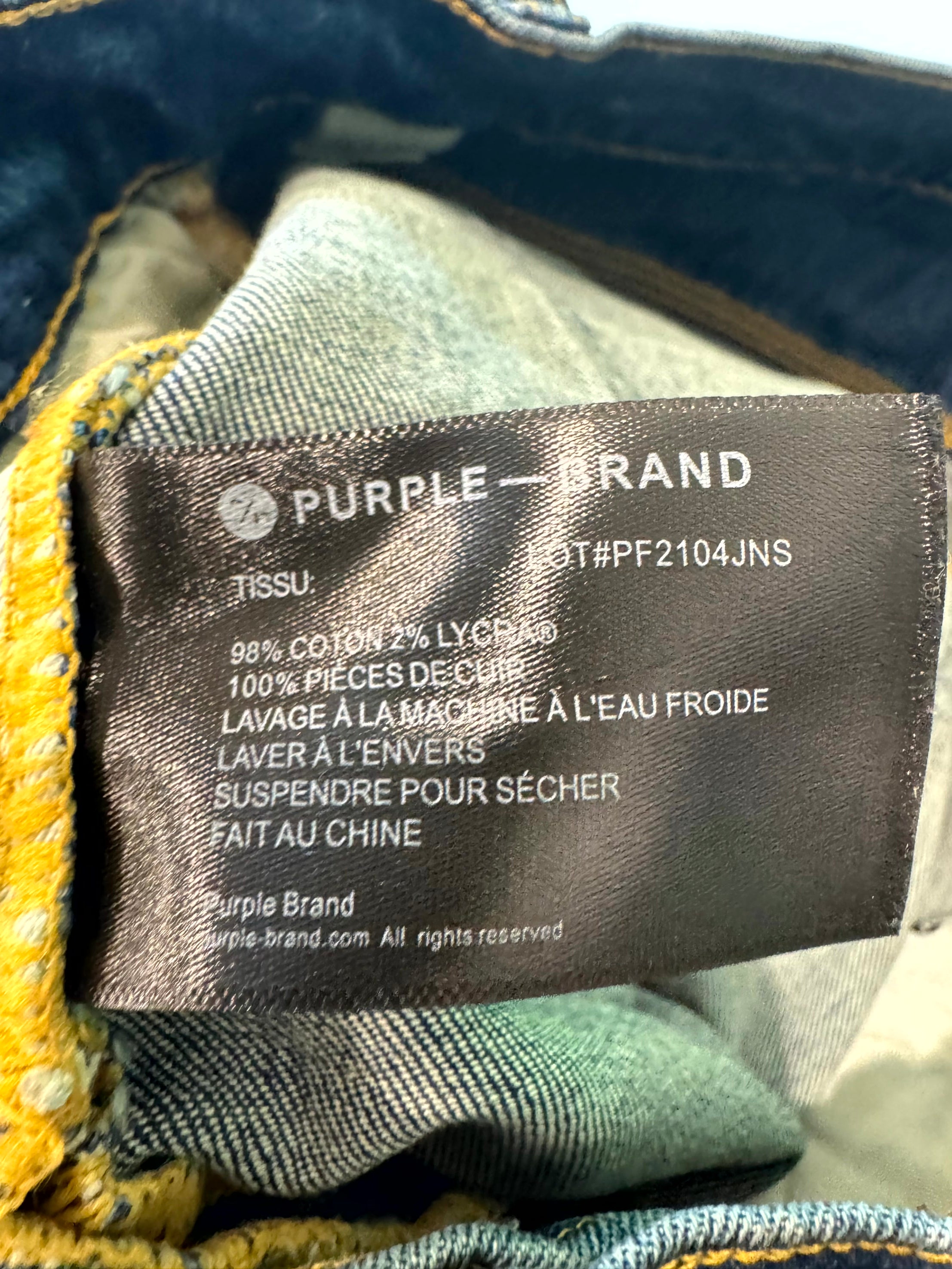 Purple Brand Blue Jeans