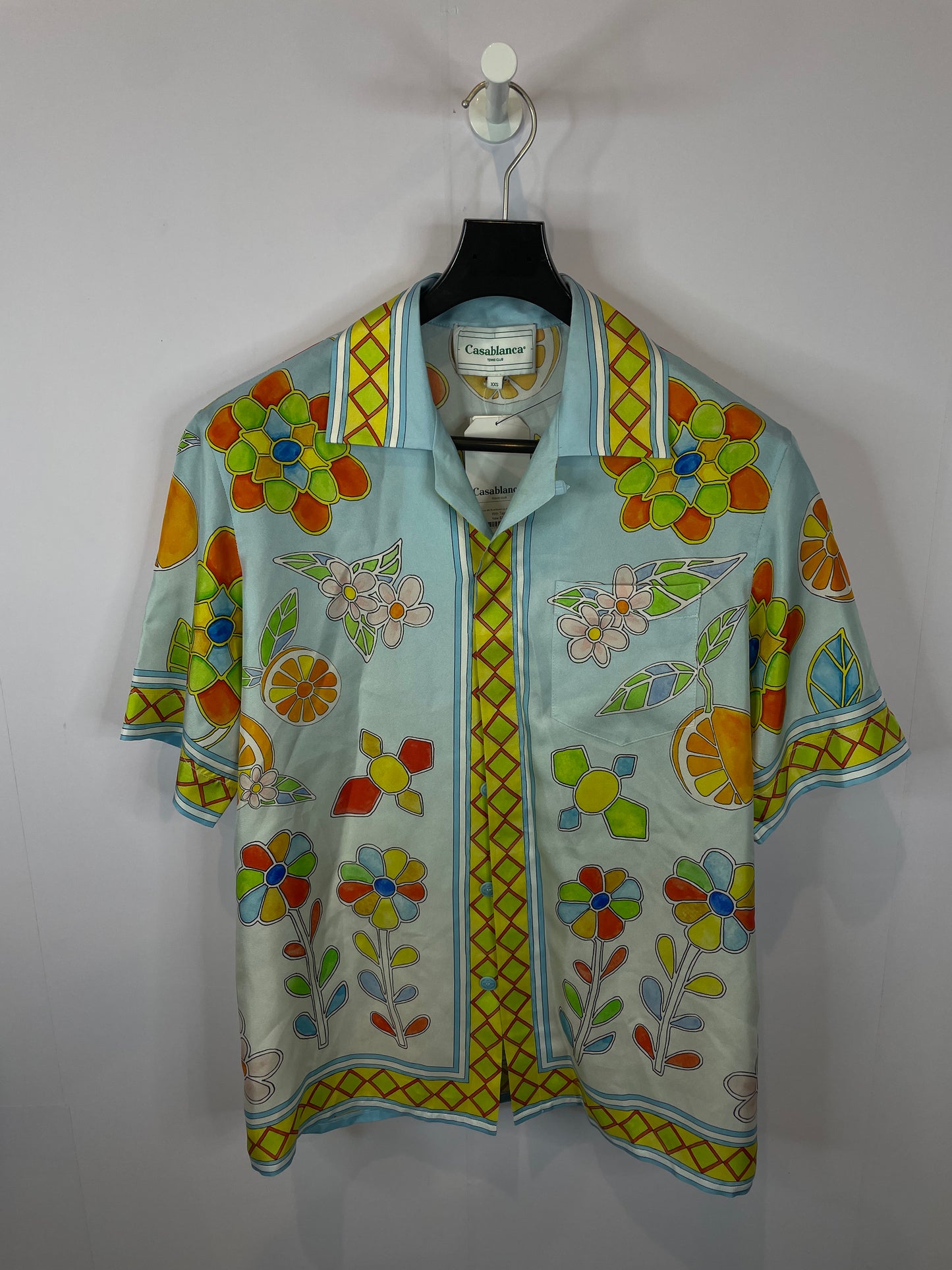 Casablanca Silk Floral Button Up New XXS (Fits Medium) With Tags