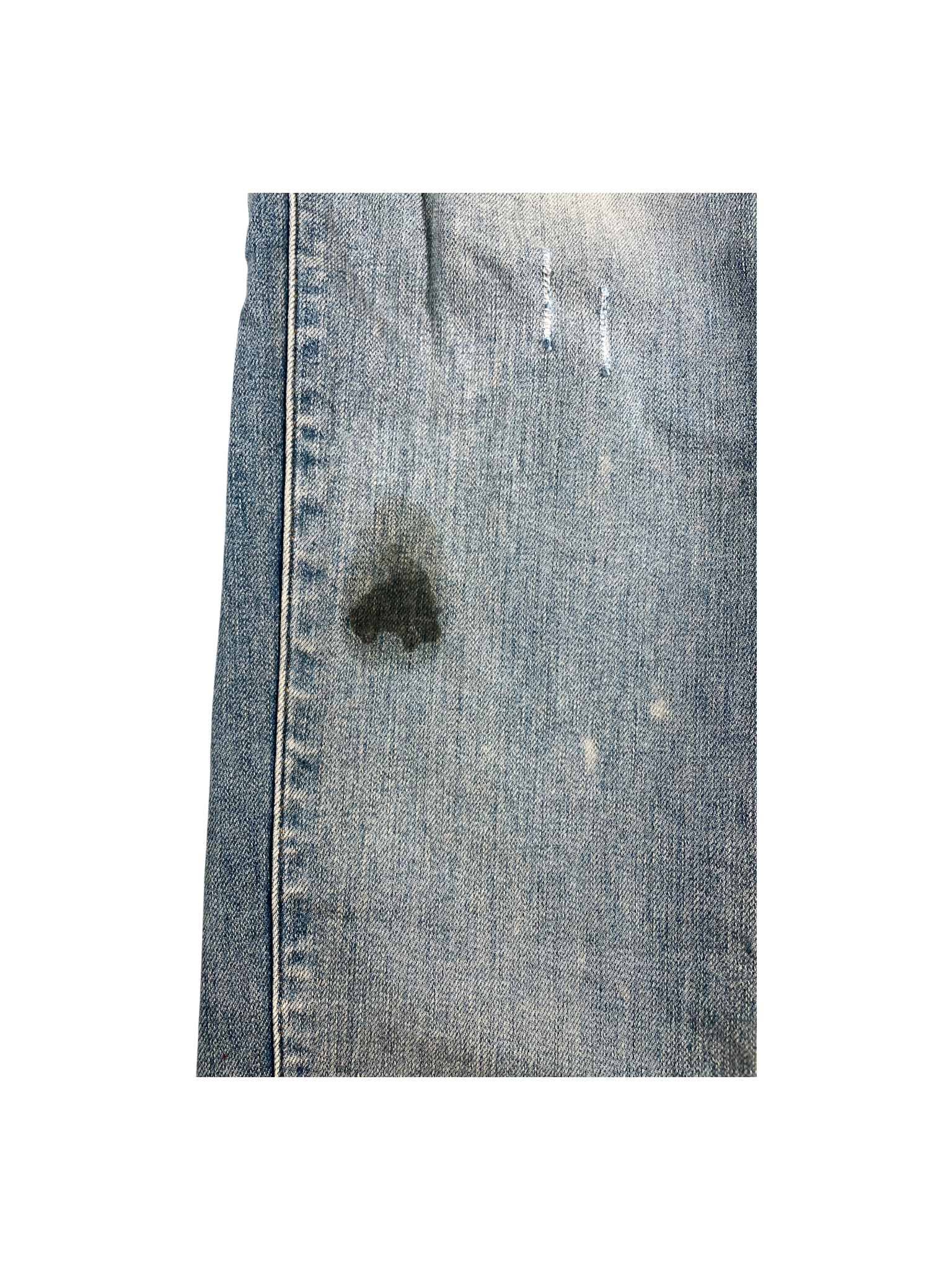 Amiri MX1 Paisley Patch Light Wash & Black Jeans