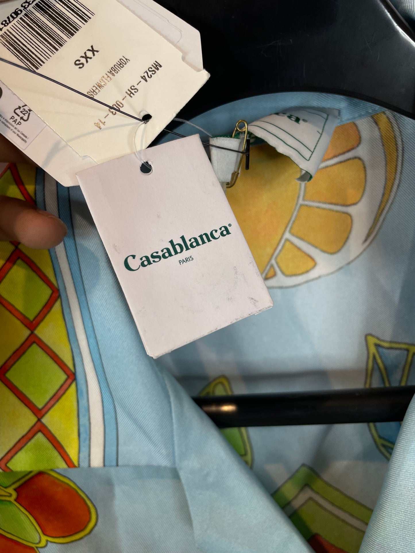 Casablanca Silk Floral Button Up New XXS (Fits Medium) With Tags