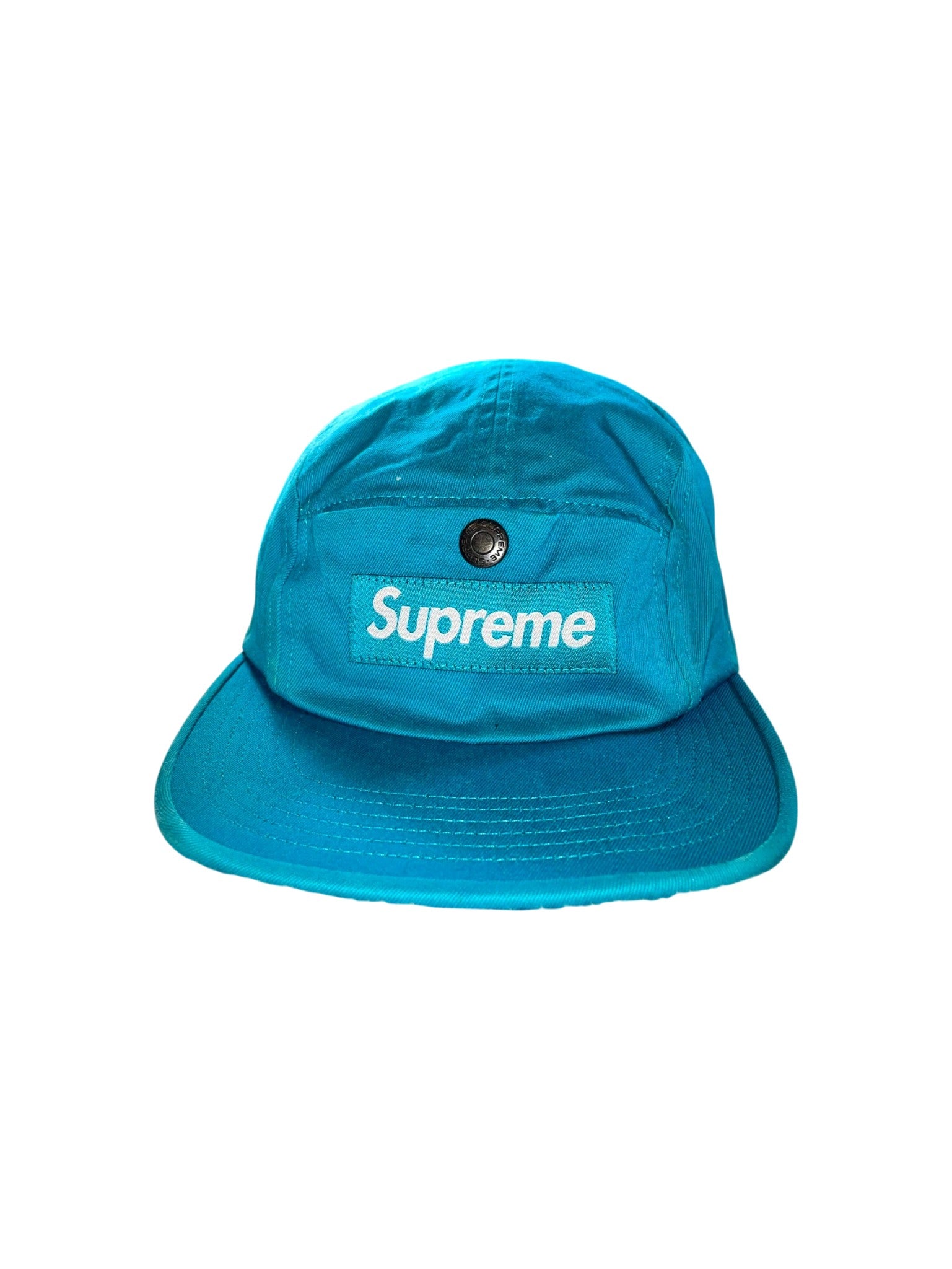 Supreme Snap Button Pocket Blue Hat