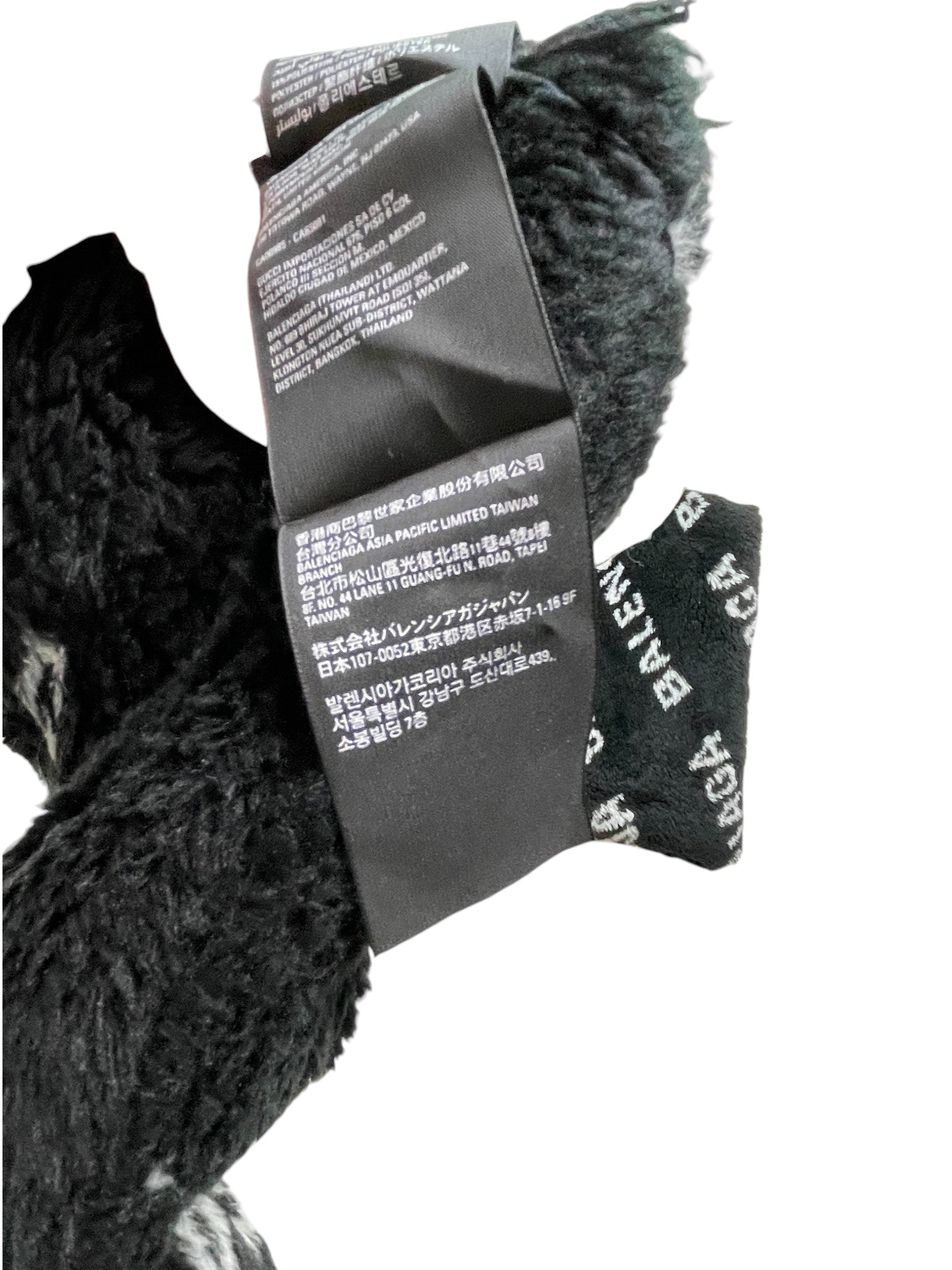 Balenciaga All Over Black Scarf