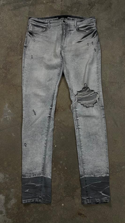 Amiri Plain Thrasher Grey Used 34