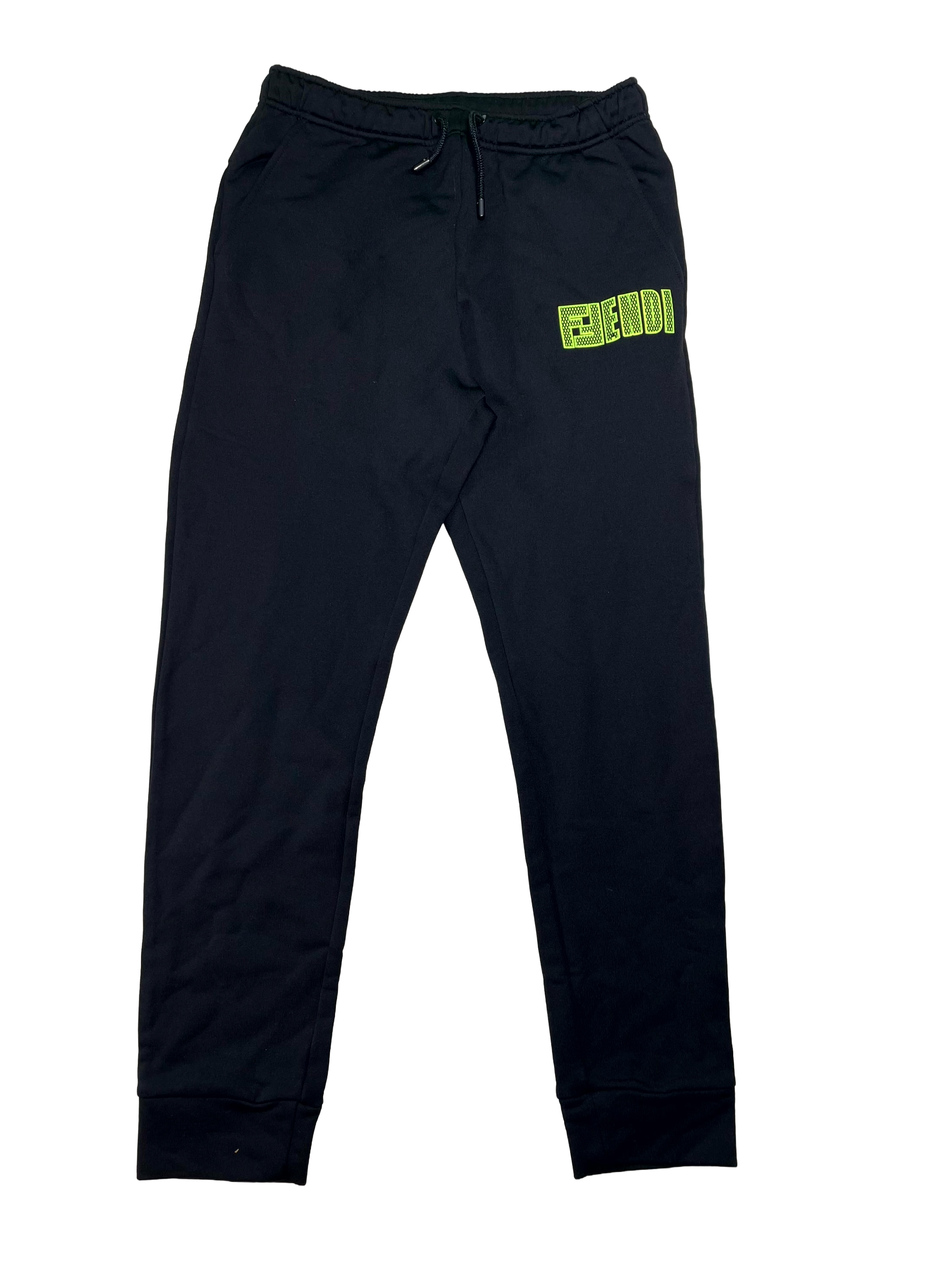 Fendi Logo Black & Neon Sweatsuit