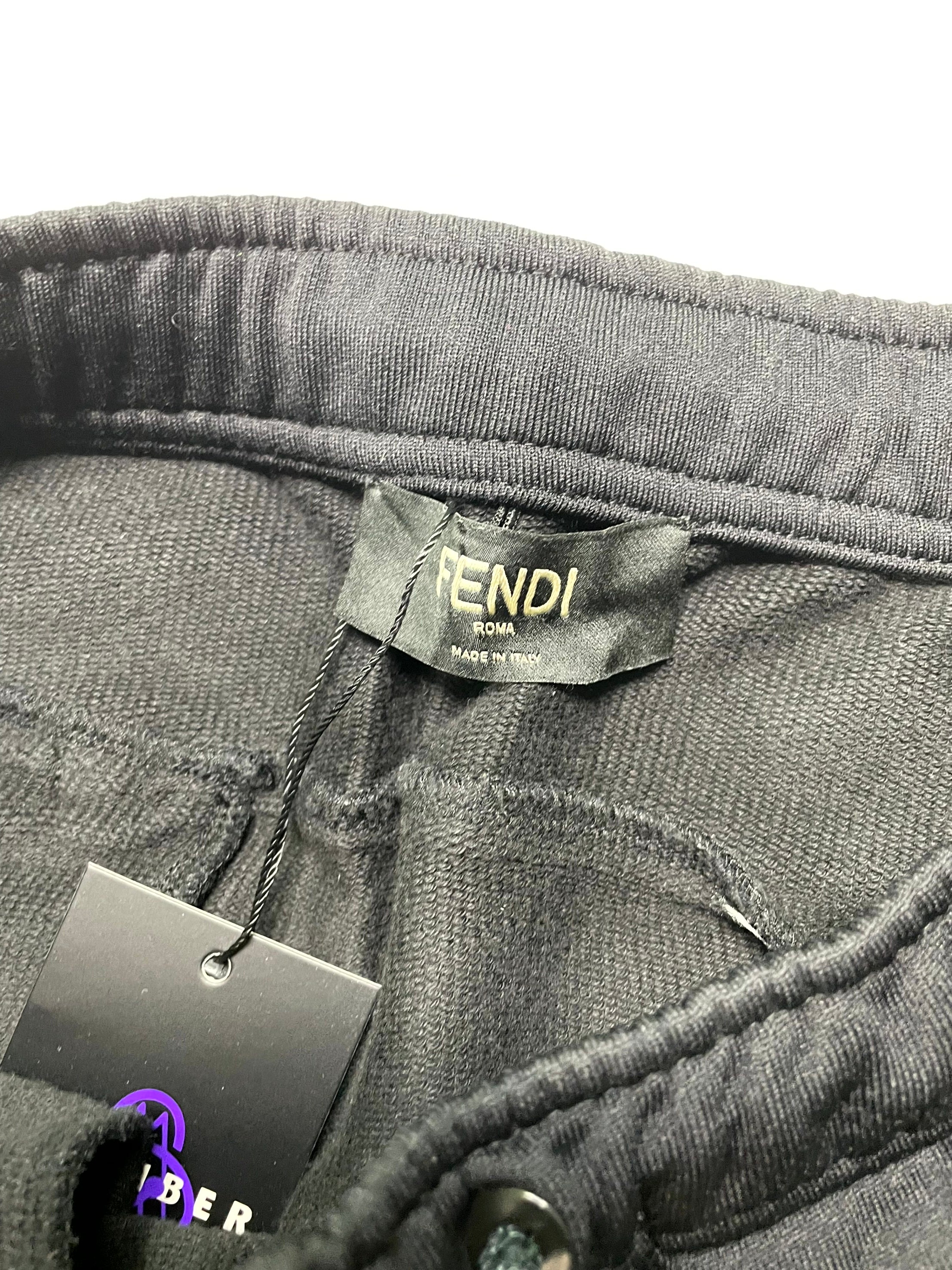 Fendi Logo Black & Neon Sweatsuit