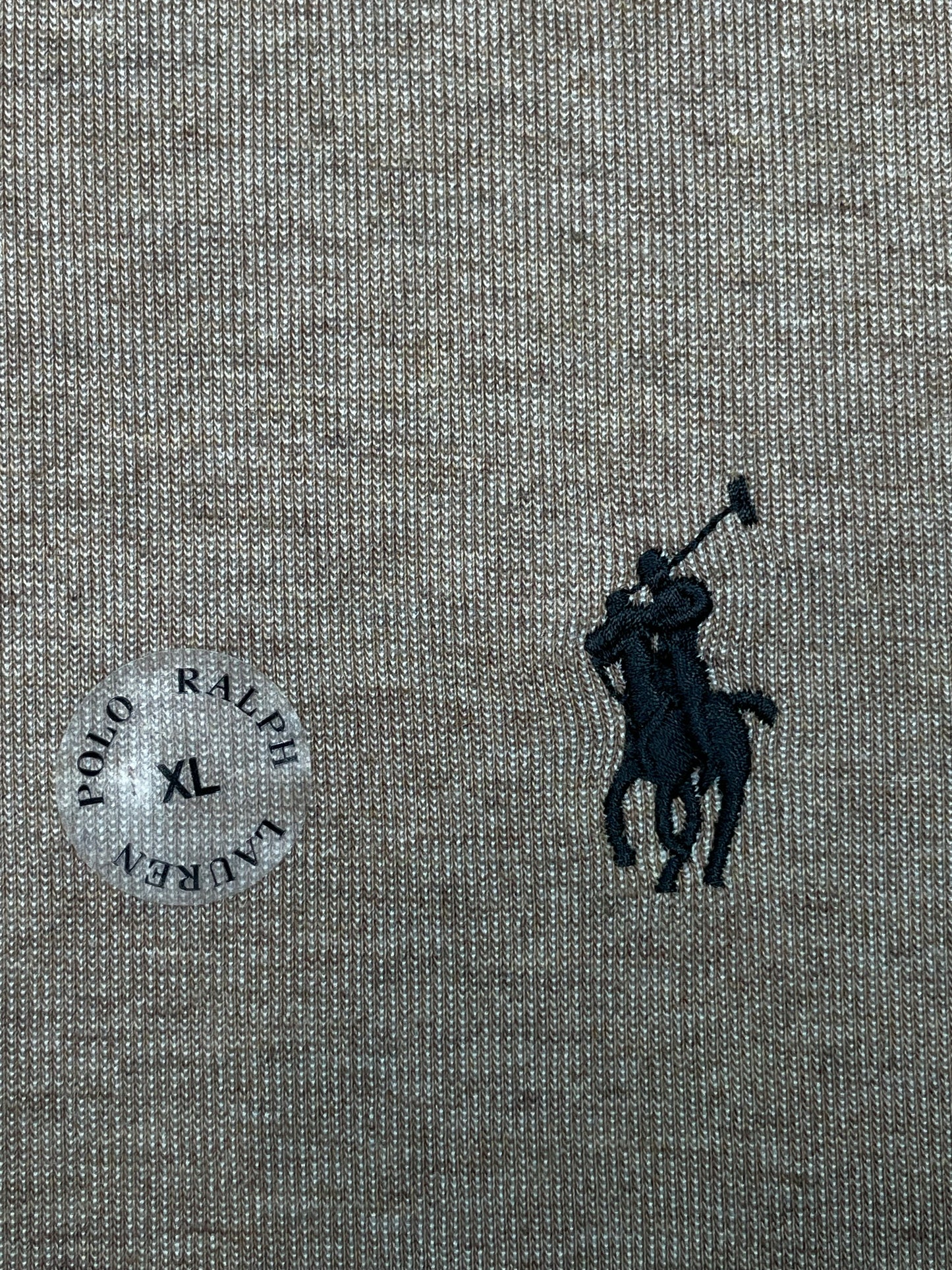 Polo Brown Zip Up Hoodie