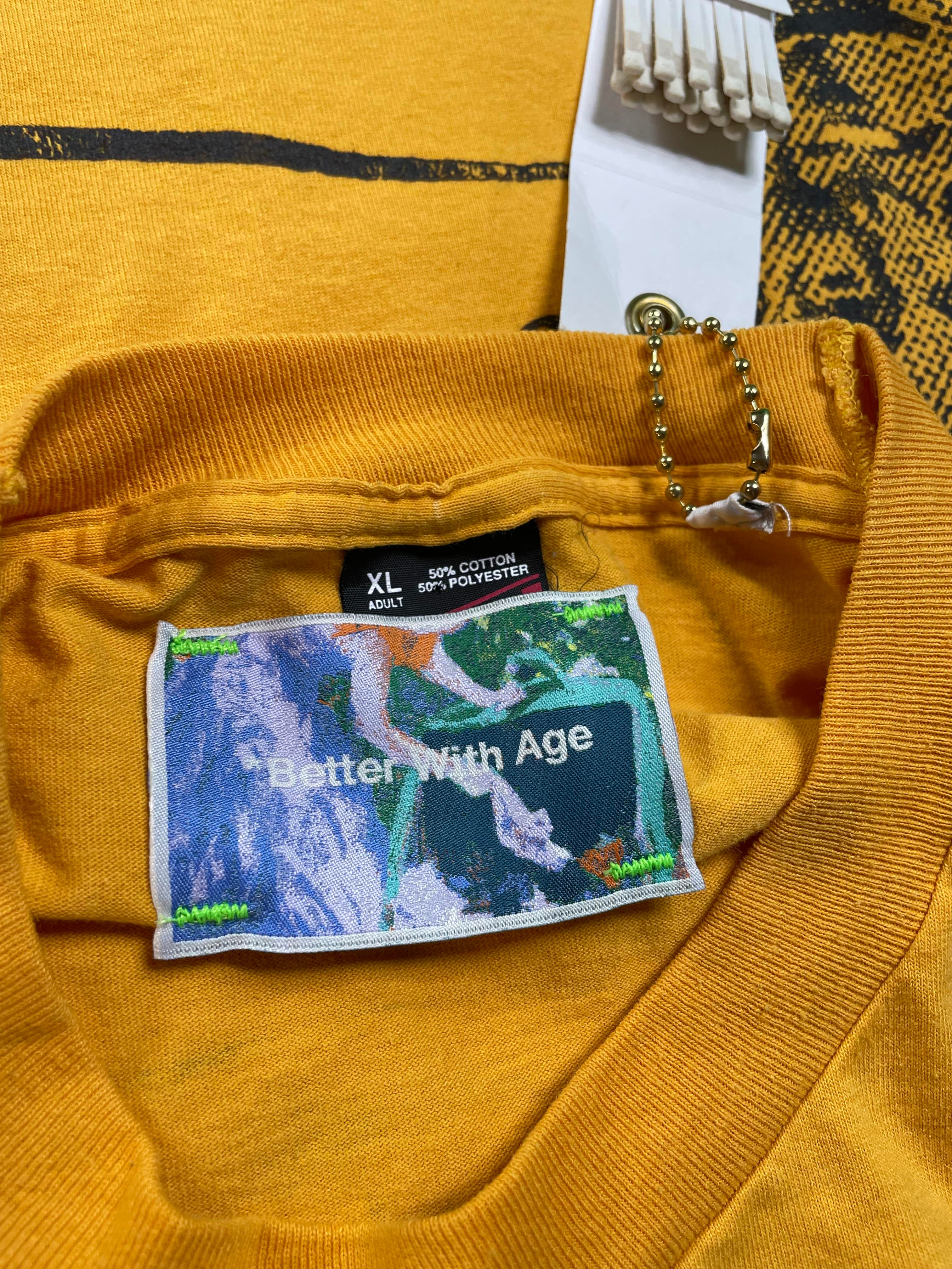 Better With Age 'Pendleton Novel' Yellow Tee