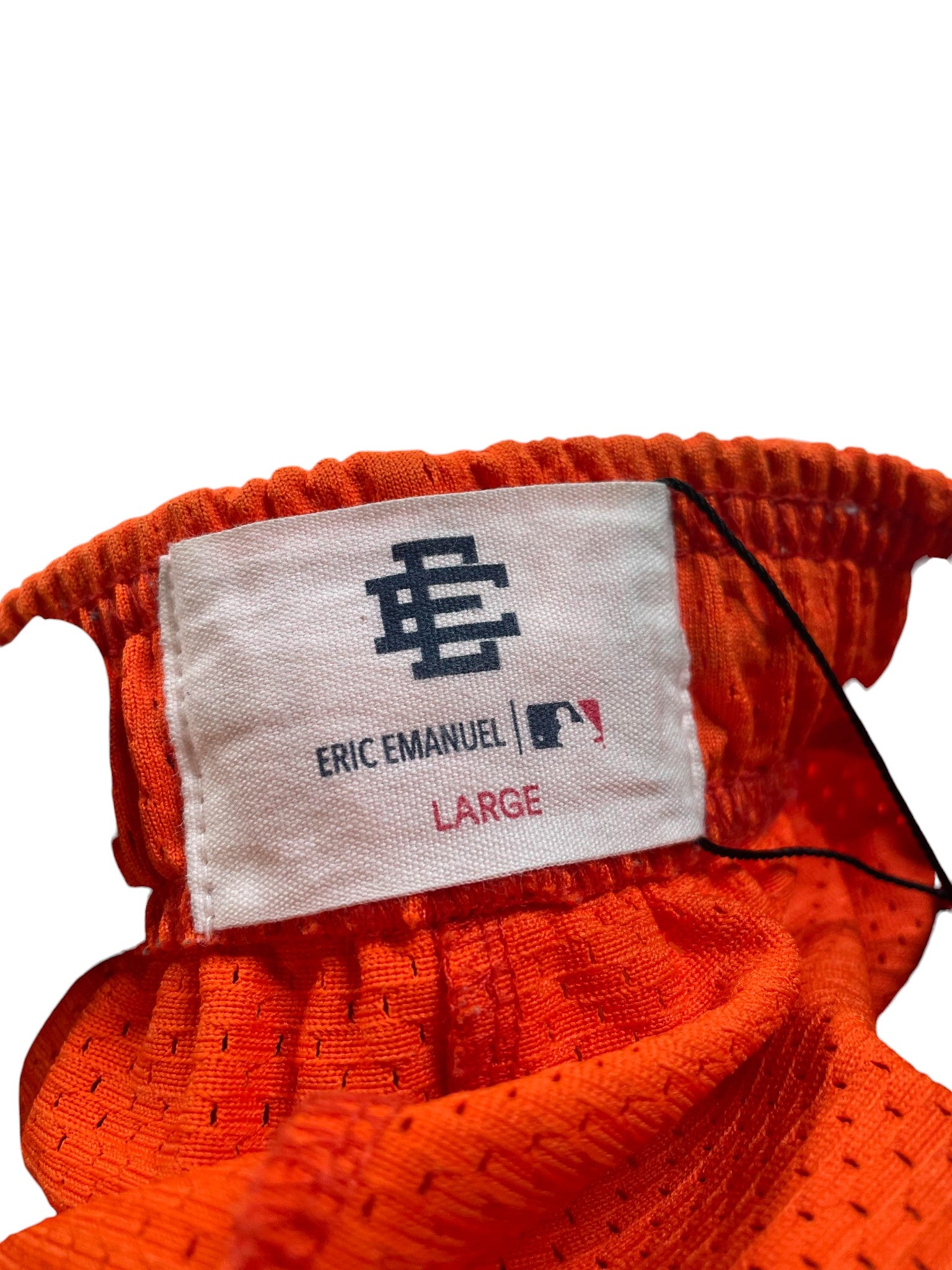 Eric Emanuel 'Houston' Orange Mesh Shorts