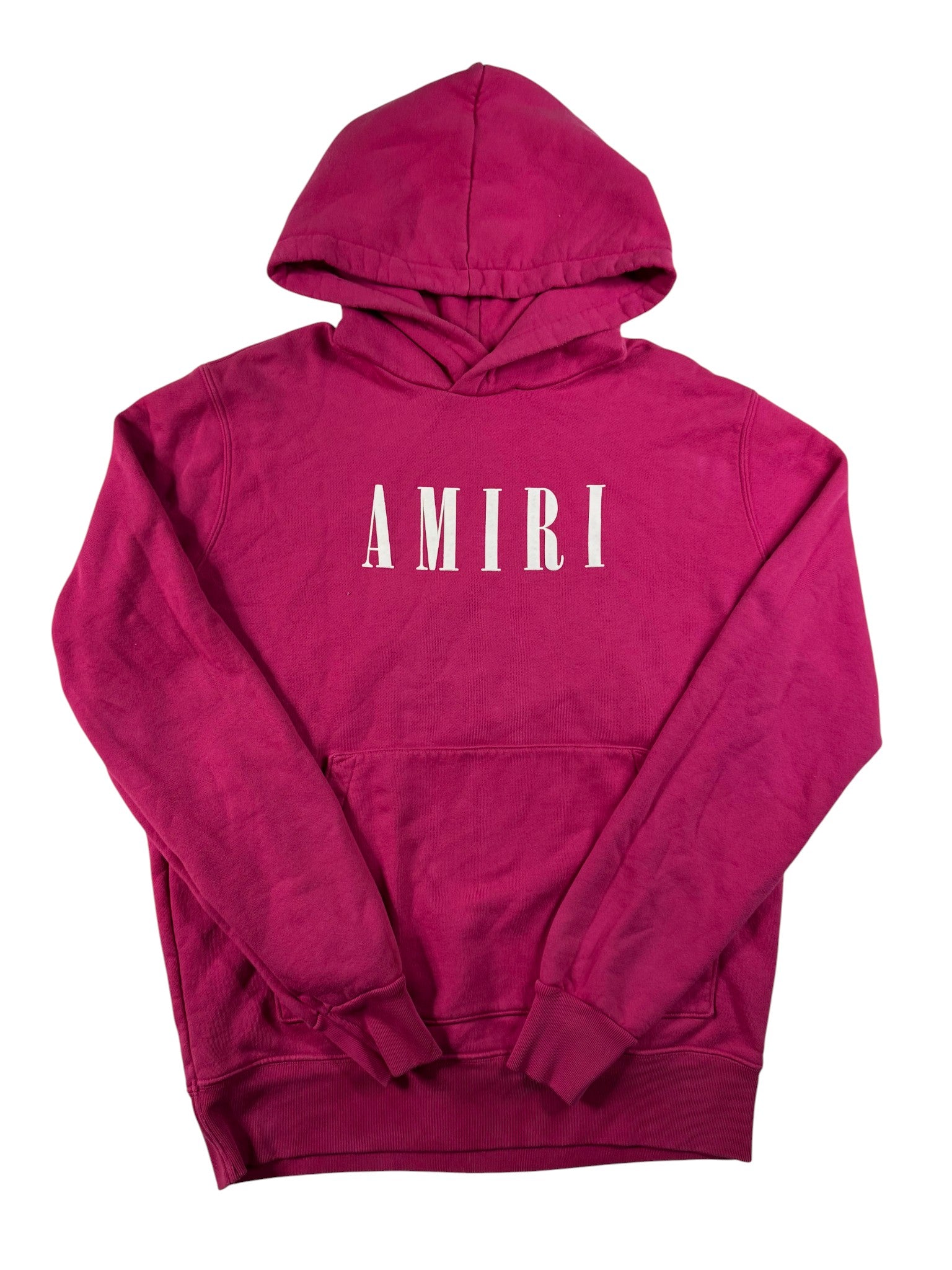 Amiri Core Logo Pink & White Hoodie