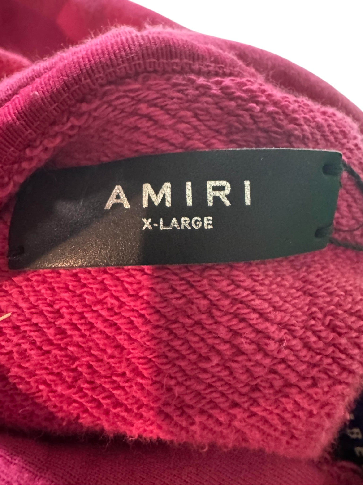 Amiri Core Logo Pink & White Hoodie