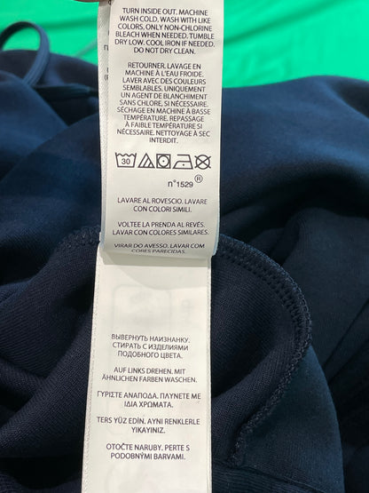 Polo Navy & White Zip Up Hoodie