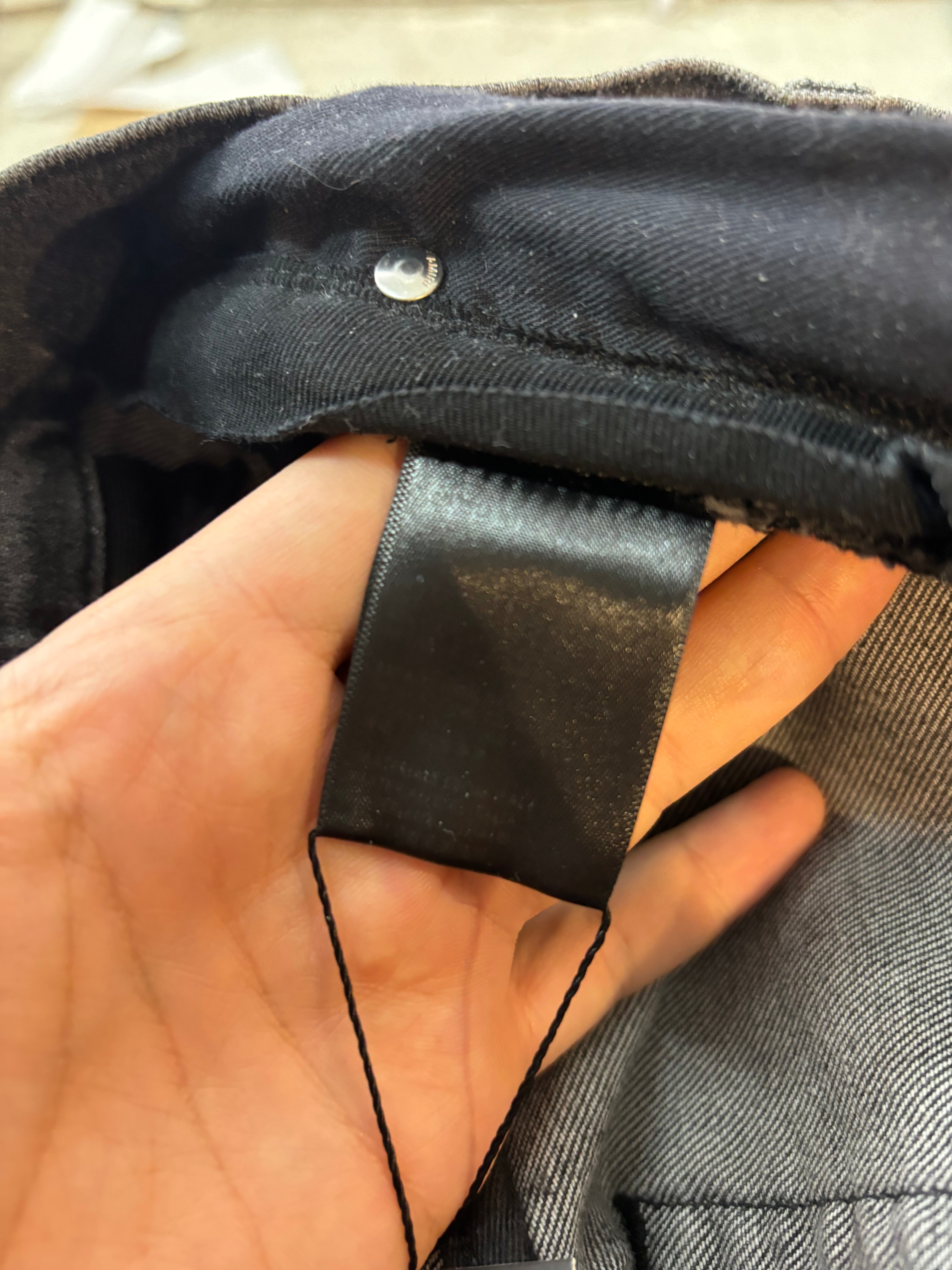 Amiri Stack Grey Snakeskin Jeans