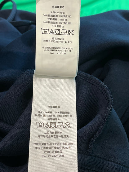 Polo Navy & White Zip Up Hoodie