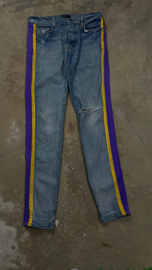 Amiri Jeans Thrasher Laker Used 34