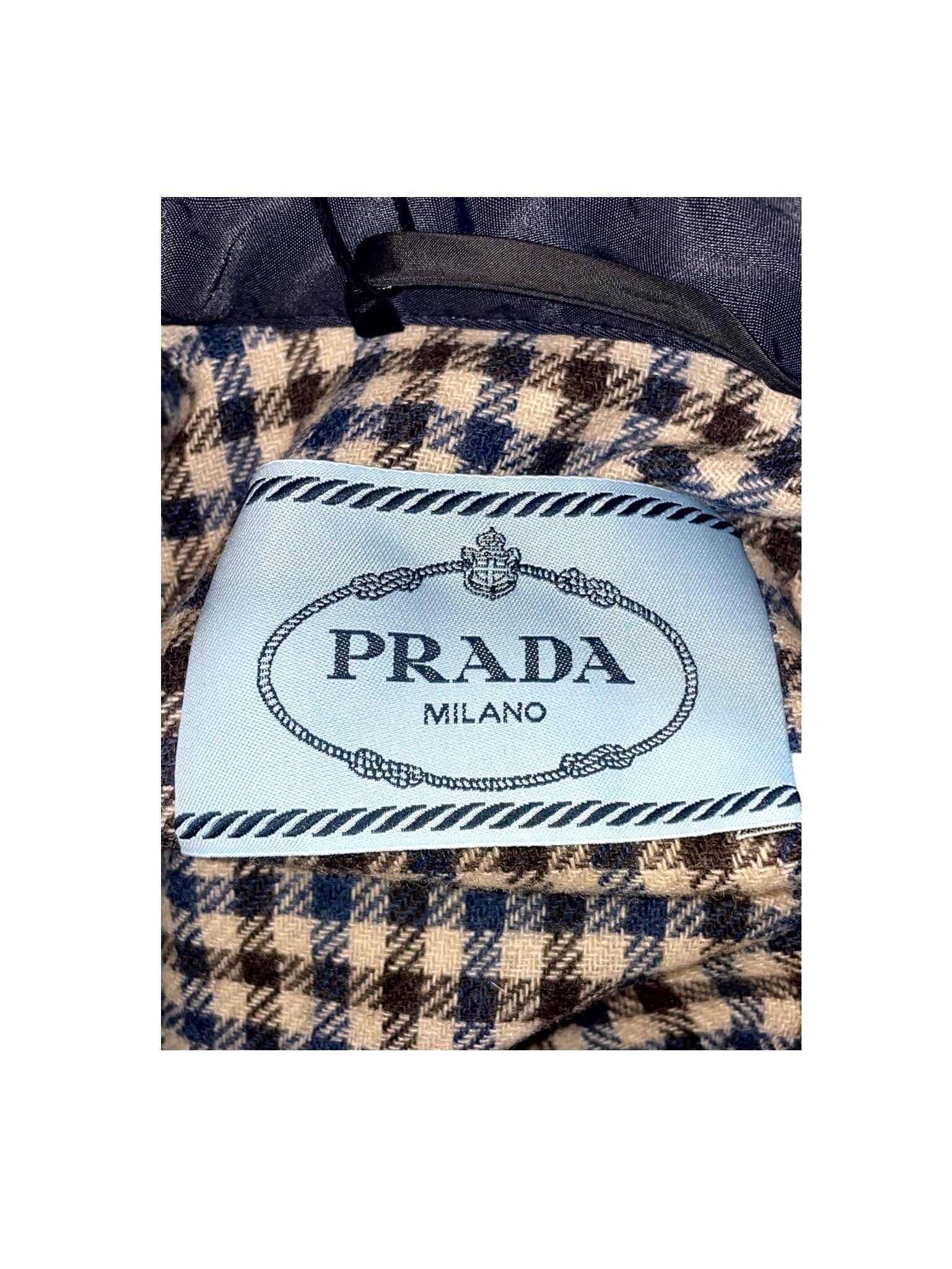 Prada Nylon Navy Puffer Jacket
