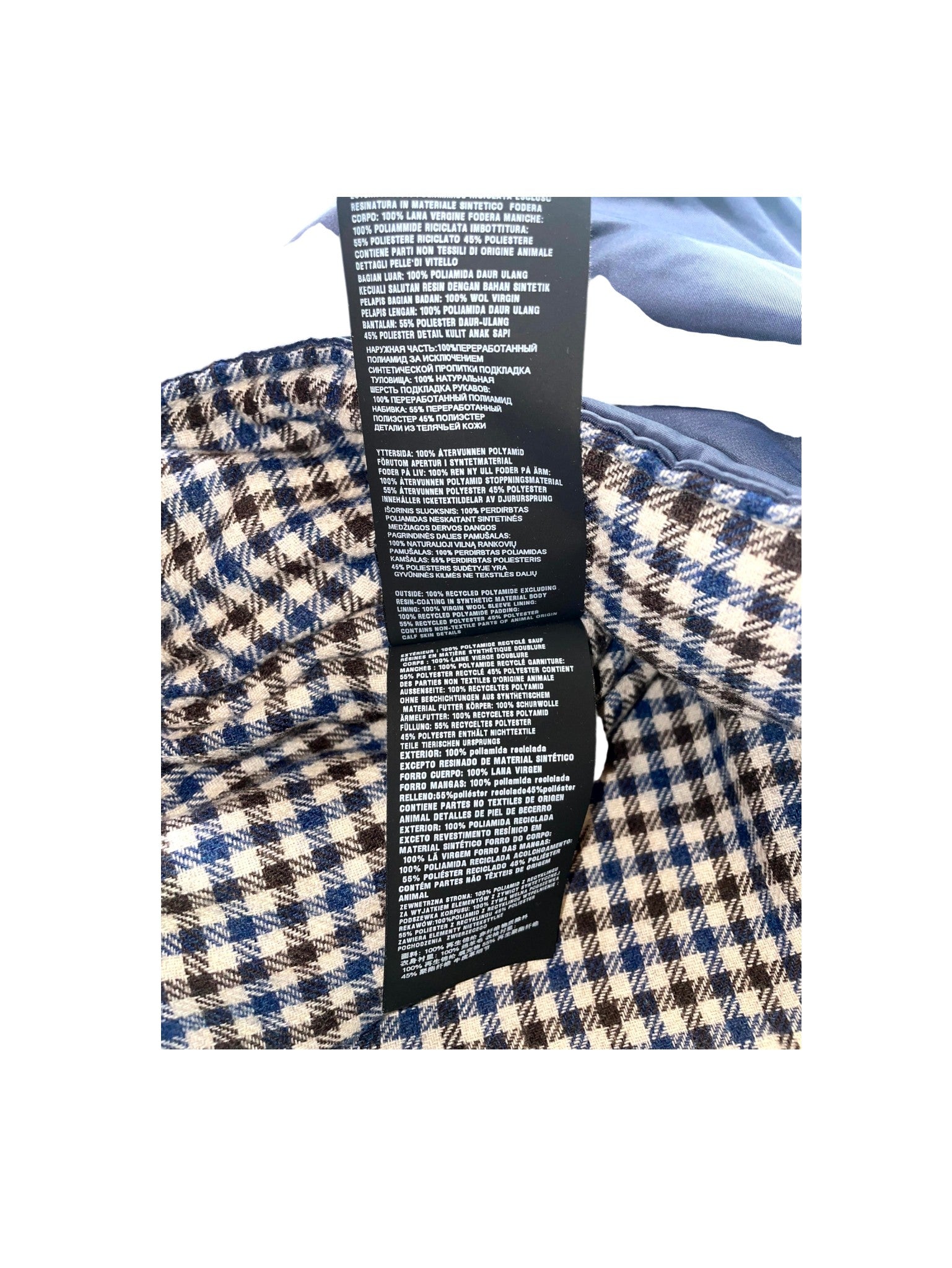 Prada Nylon Navy Puffer Jacket