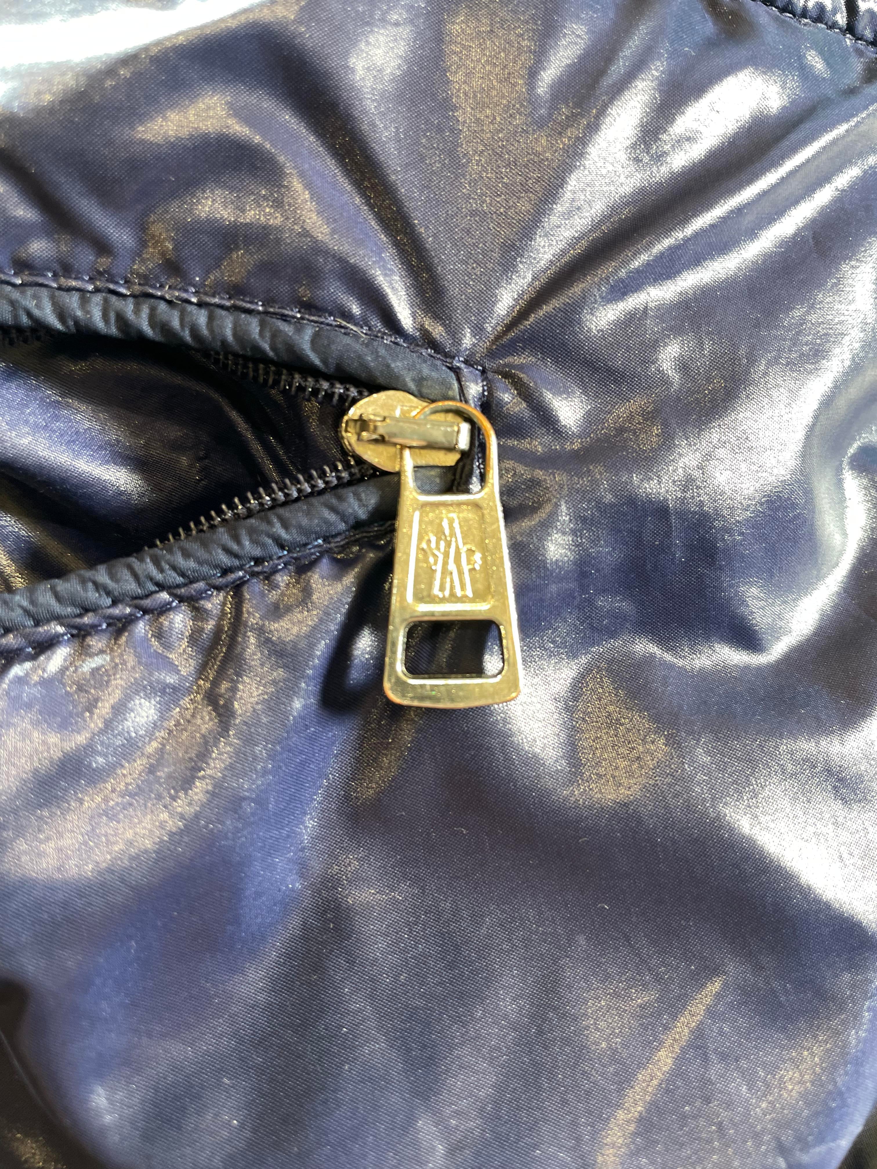Moncler Chevalier Blue Puffer Jacket
