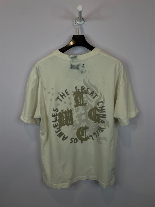 Amiri The Great China Wall Tee White Used Small