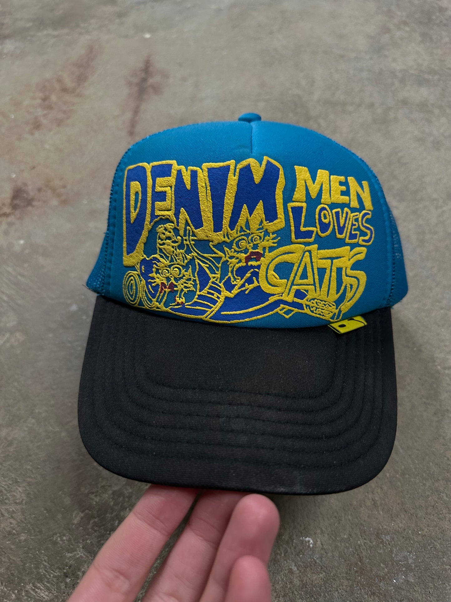 Kapital Denim Cap Blue Grey Used OSFM