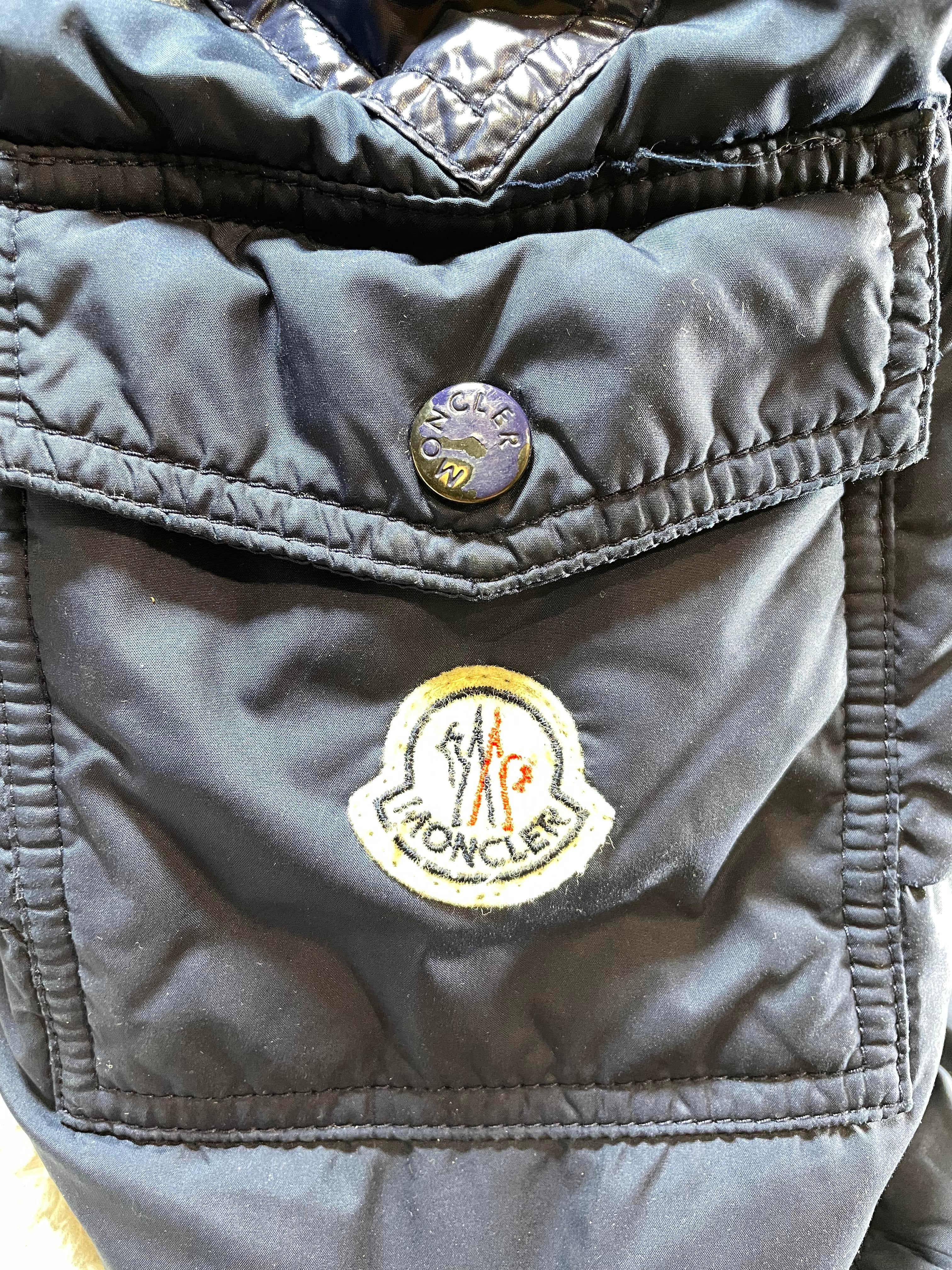 Moncler Chevalier Blue Puffer Jacket