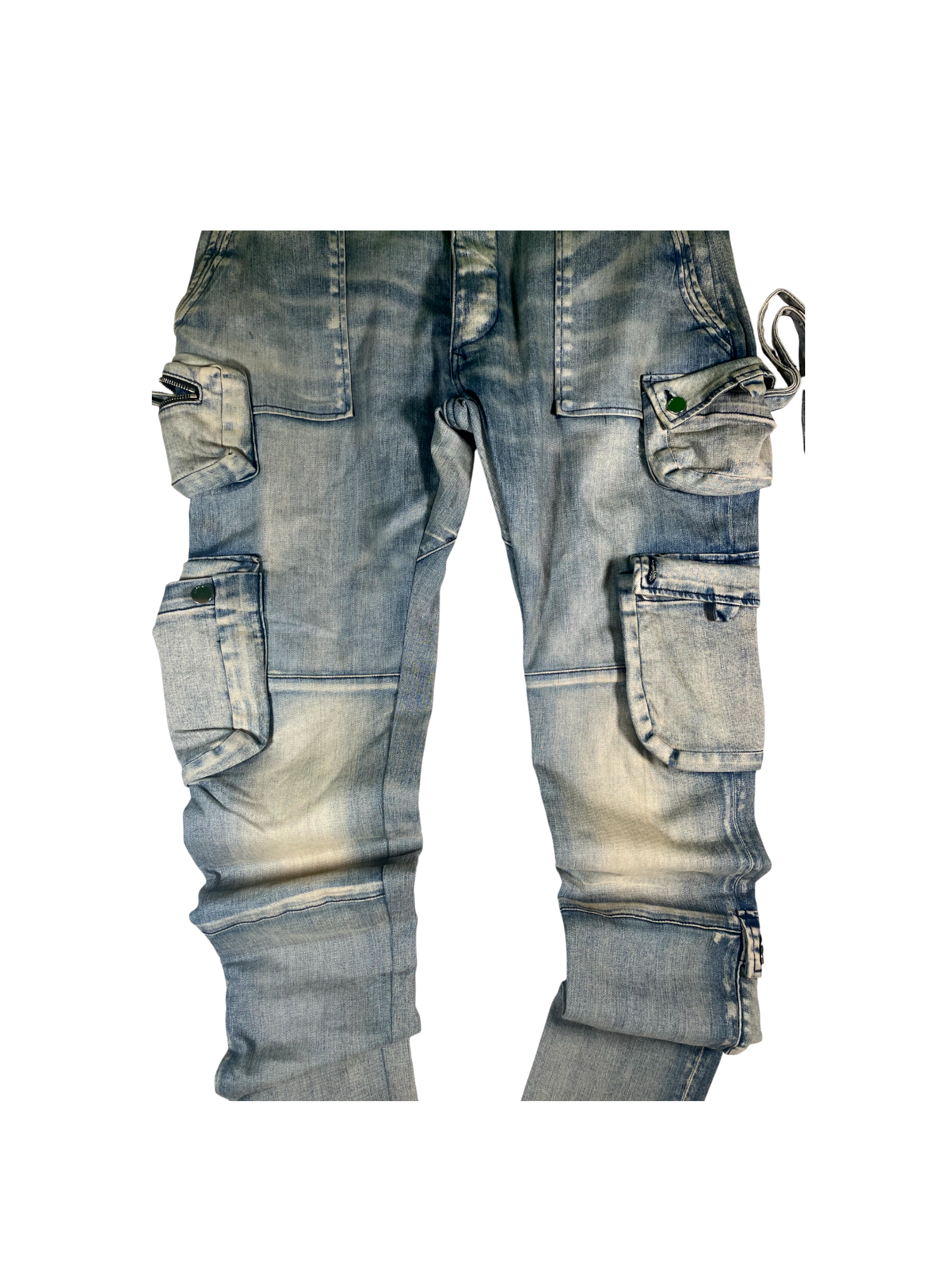 Amiri Cargo Light Wash Jeans