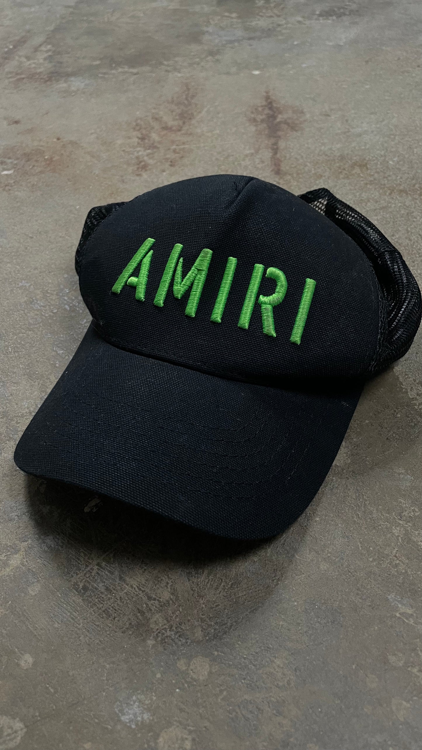 Amiri Trucker Black Green Used OS