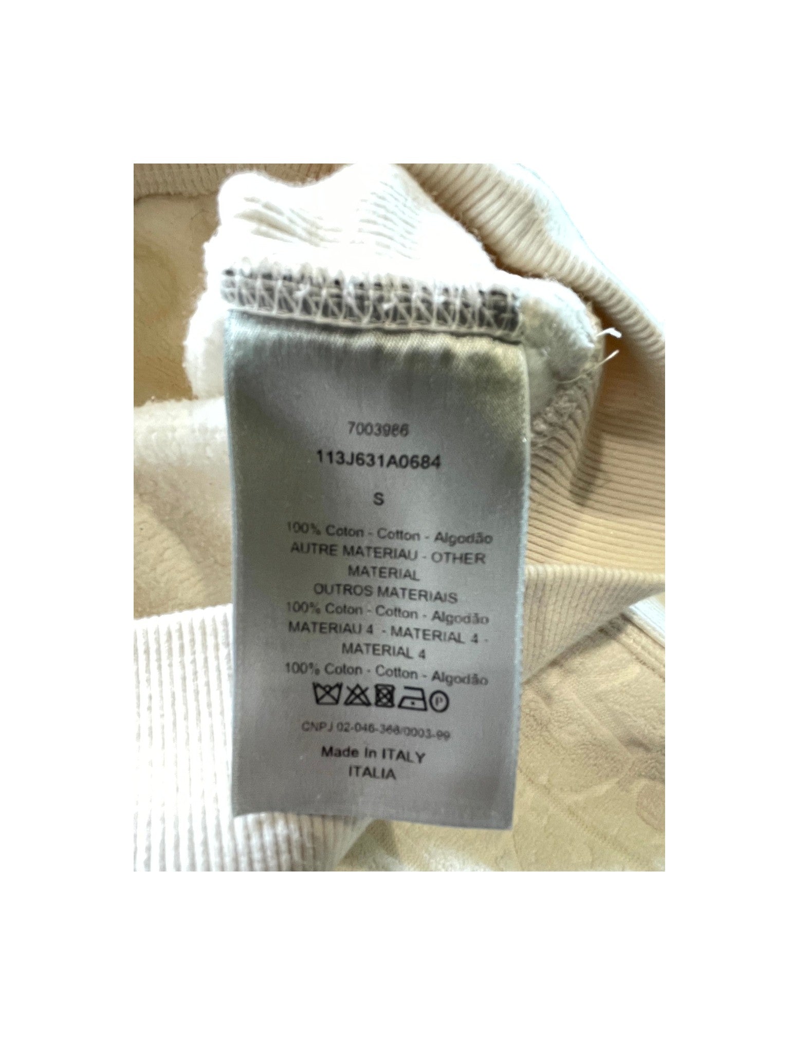 Dior Towel White Hoodie