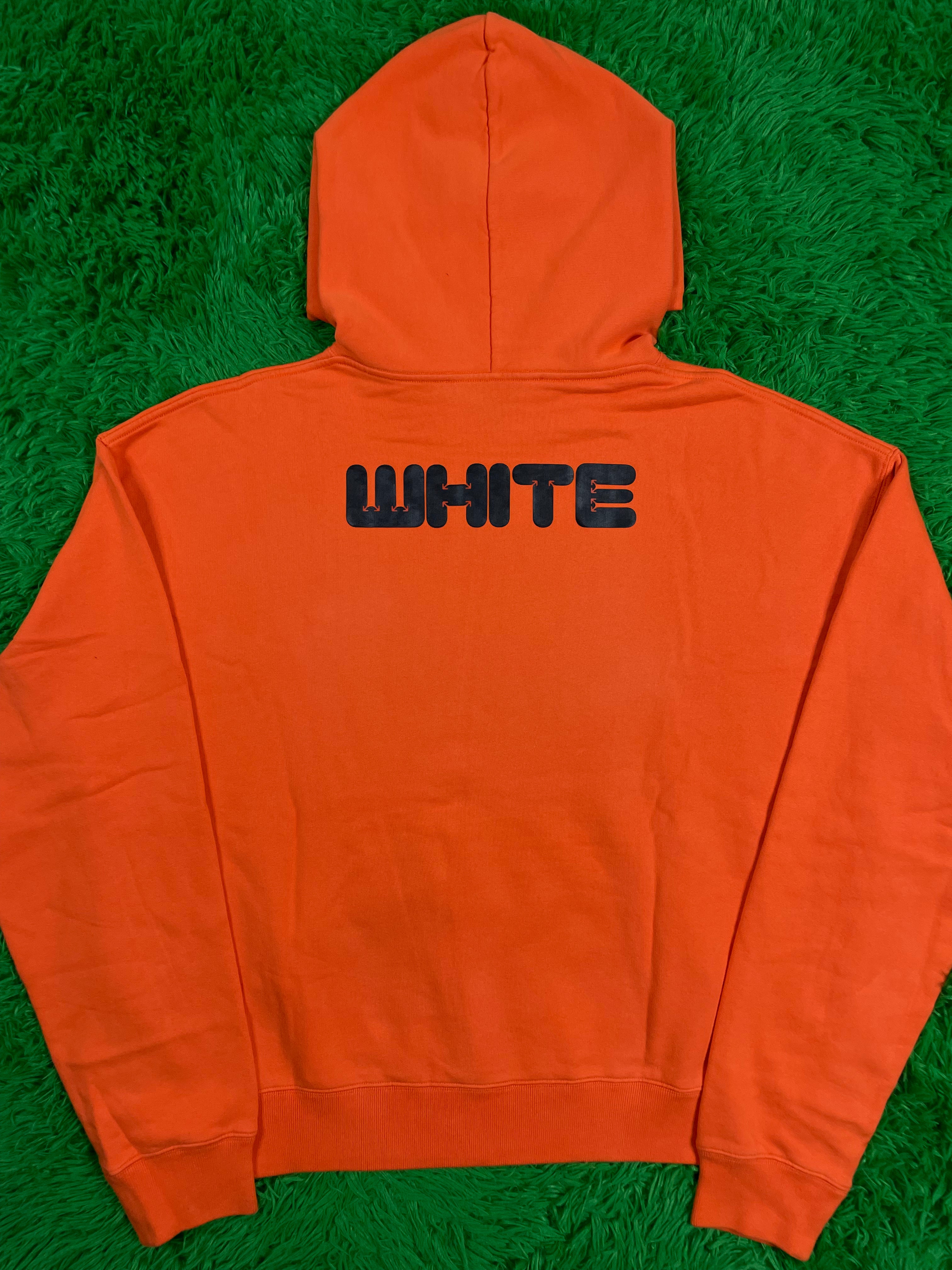 Off White Orange & Black Hoodie