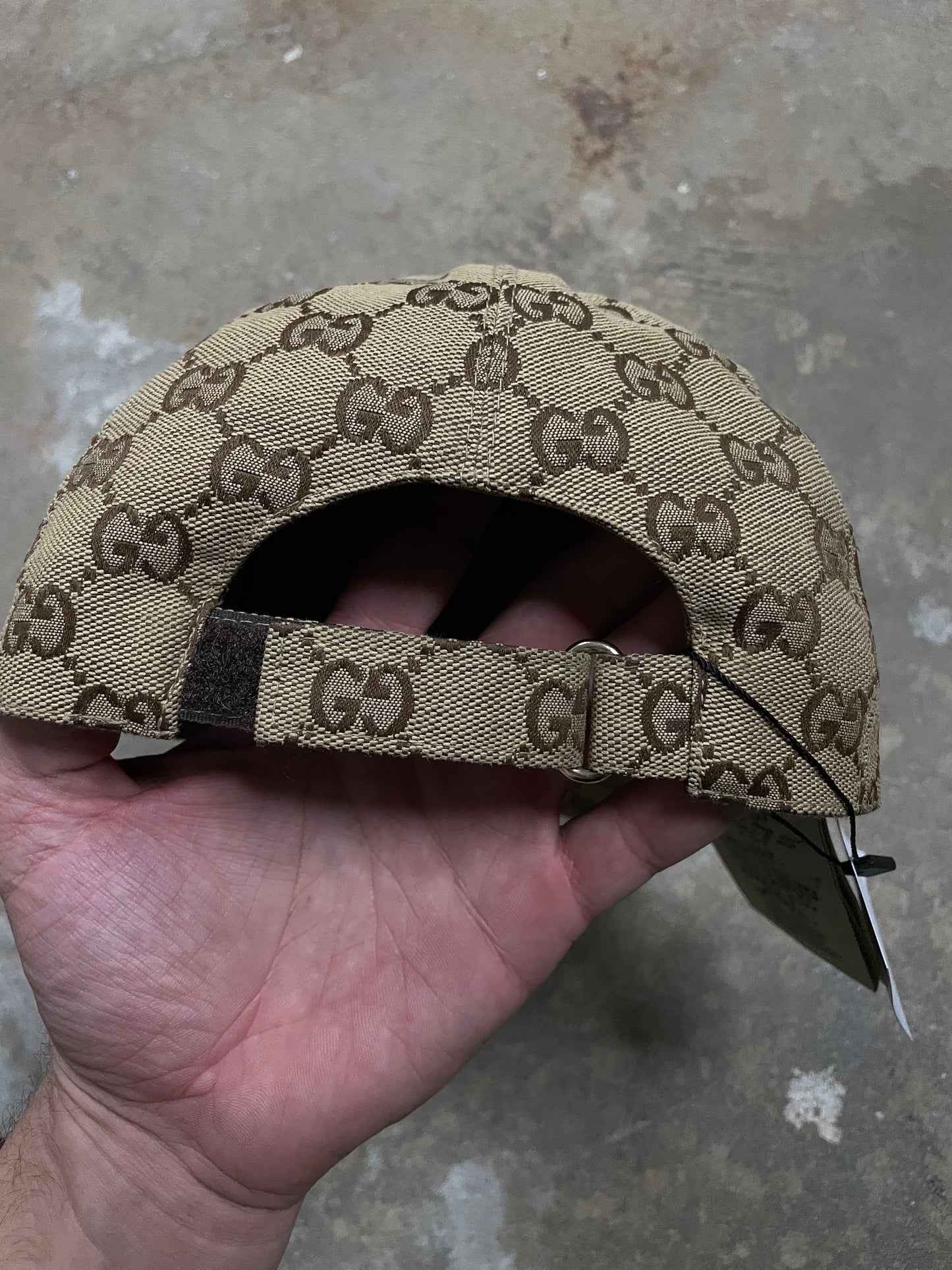 Gucci All Over Brown Monogram Cap Used OS