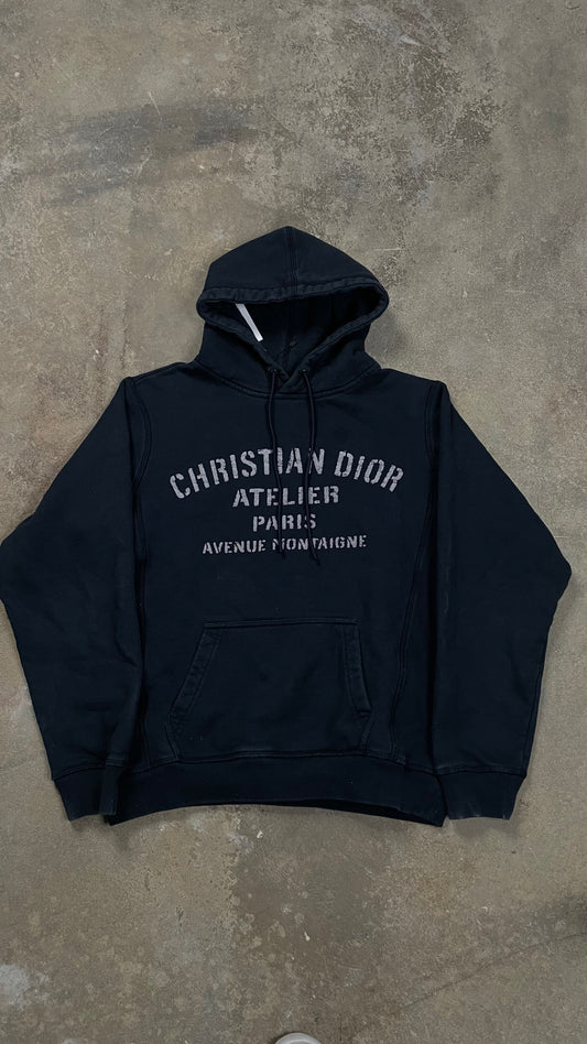 Dior Atelier Hoodie Navy Used Small