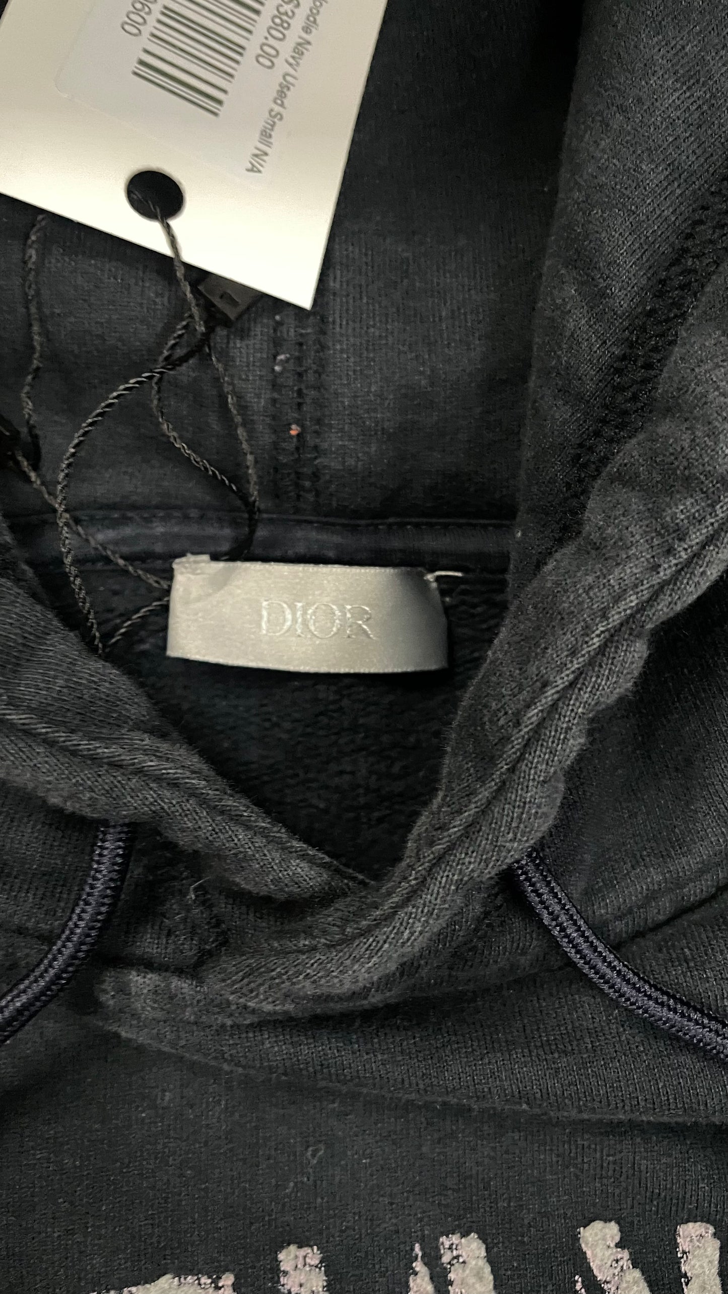 Dior Atelier Hoodie Navy Used Small