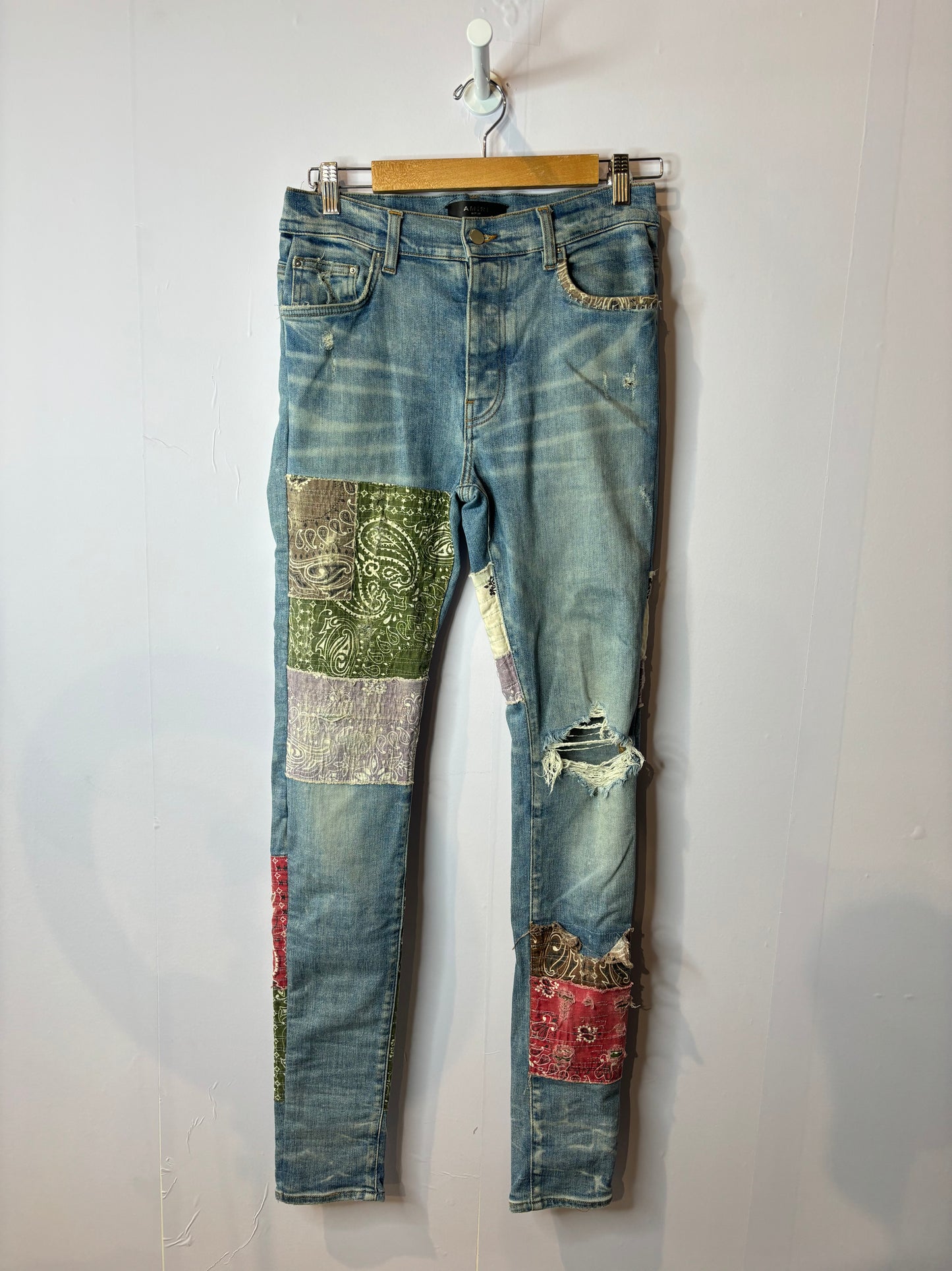 Amiri Multi Patch Jeans Used 33