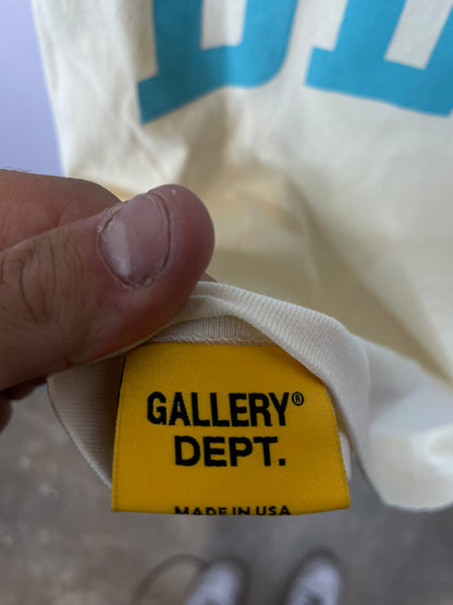 Gallery Dept Tee Cream Teal New With Tags Small