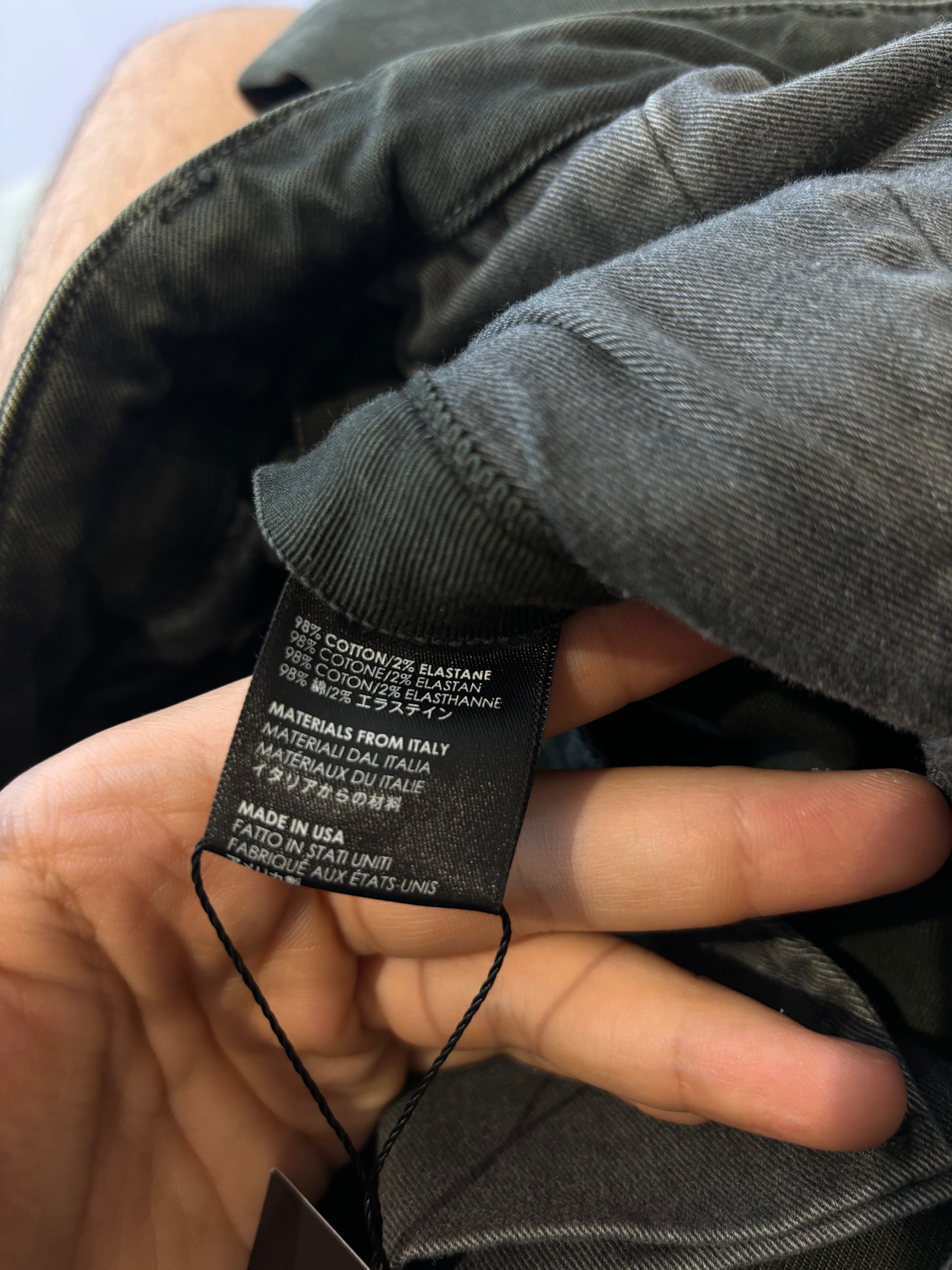 Amiri Airborne Olive Cargos Used 32