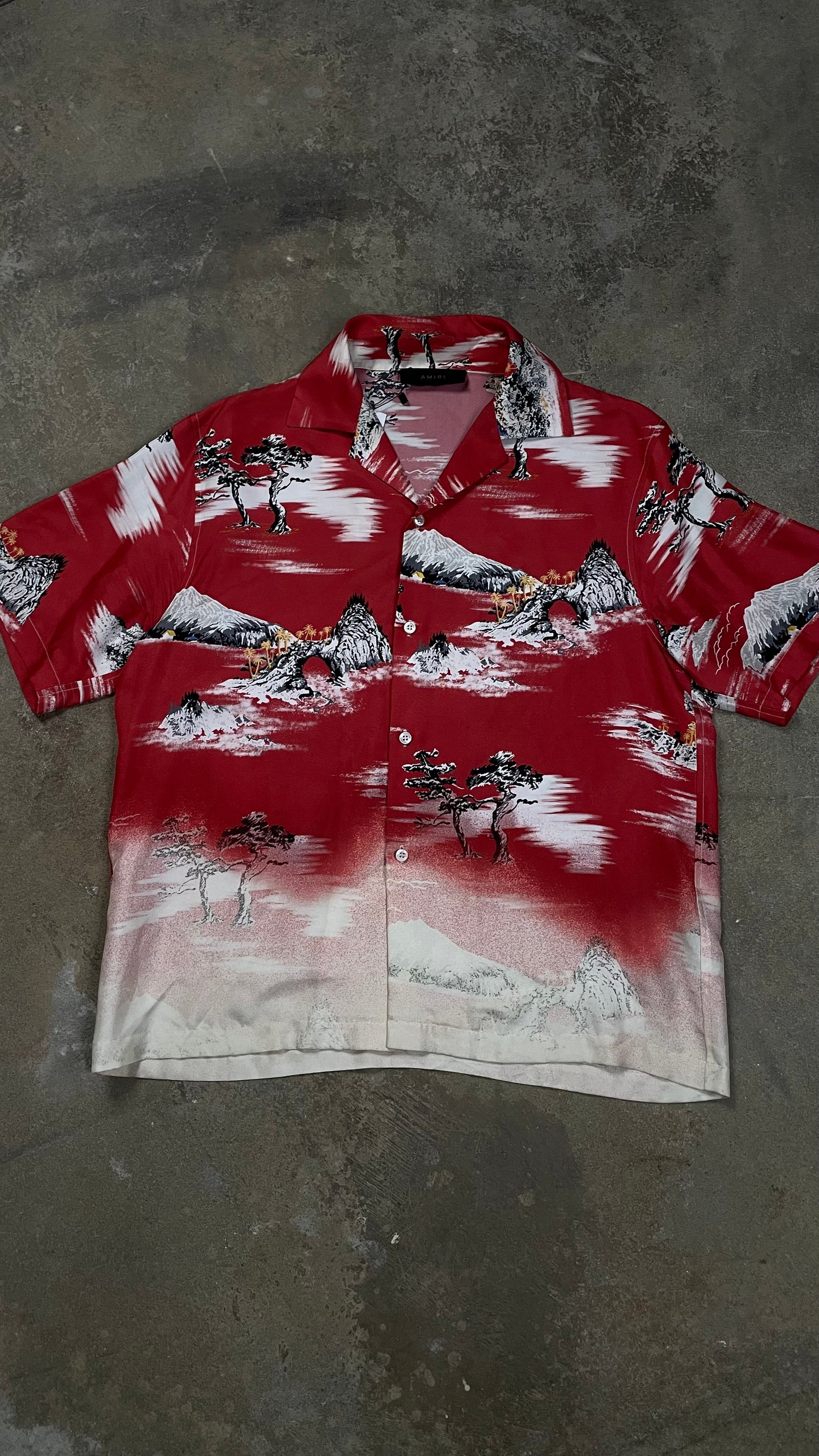 Amiri Island Button Up Used Medium