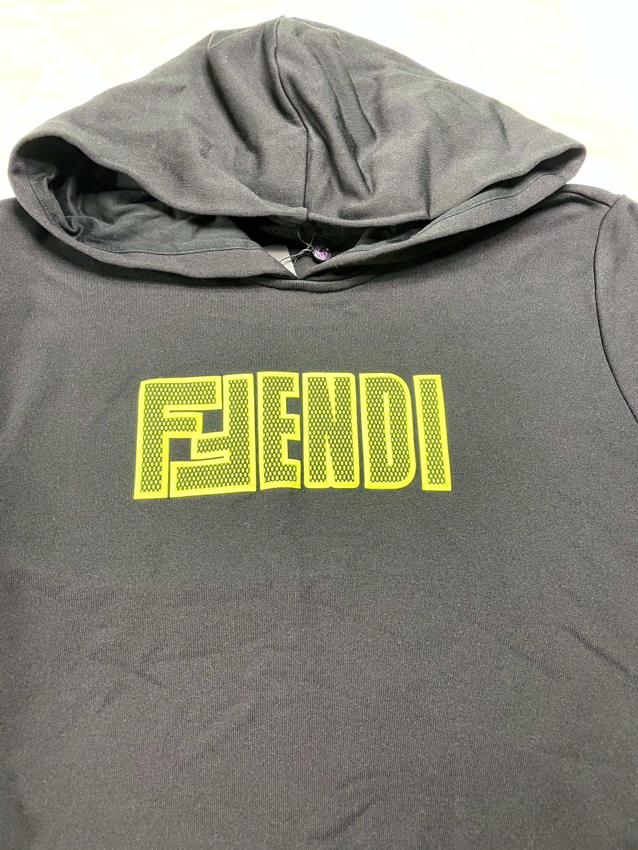 Fendi Logo Black & Neon Sweatsuit