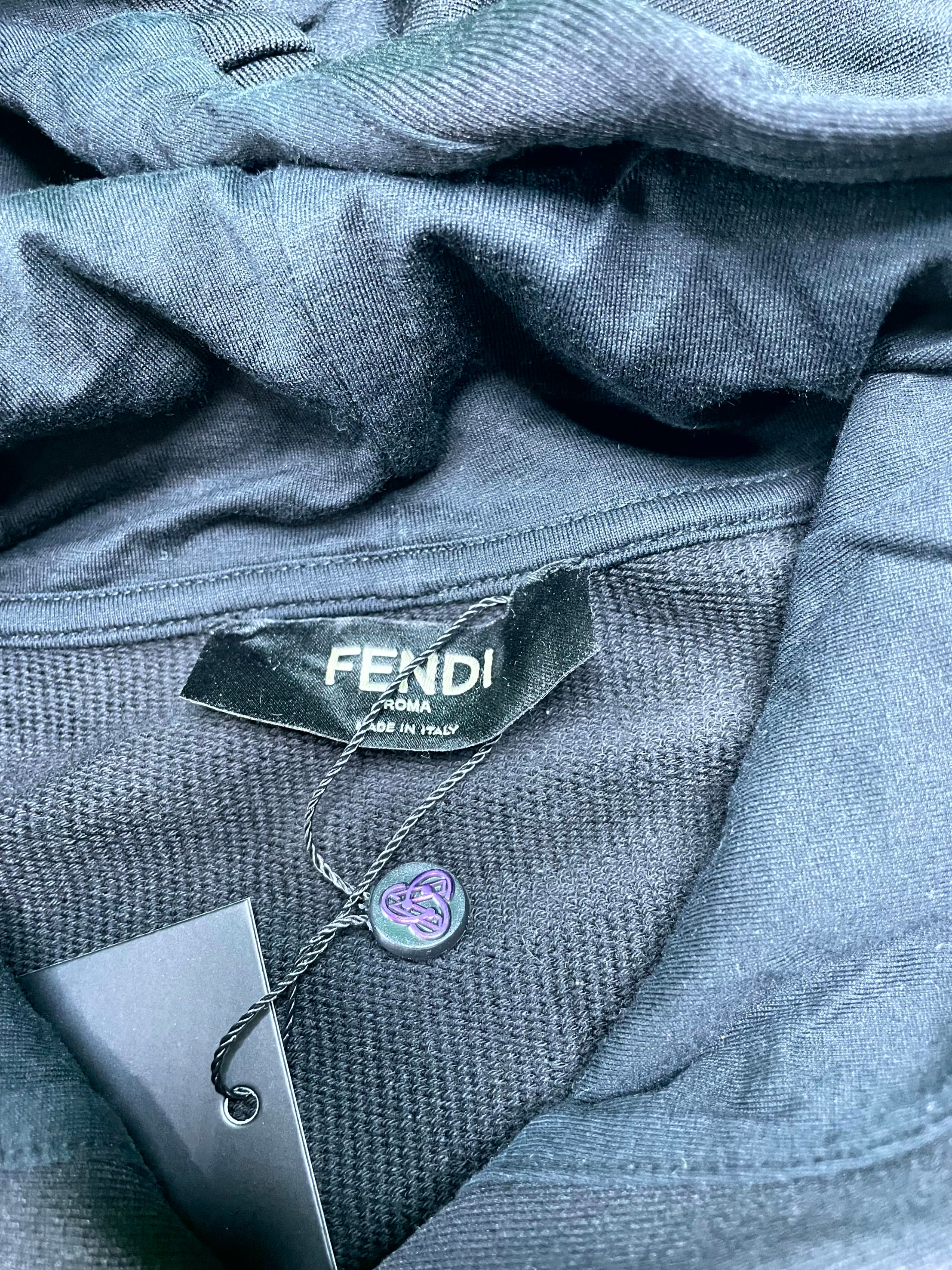 Fendi Logo Black & Neon Sweatsuit