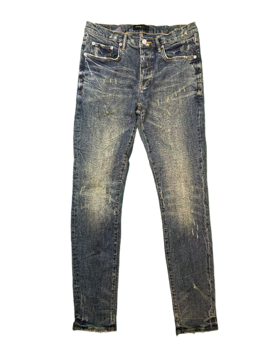 Purple Brand Dark Wash Blue Jeans