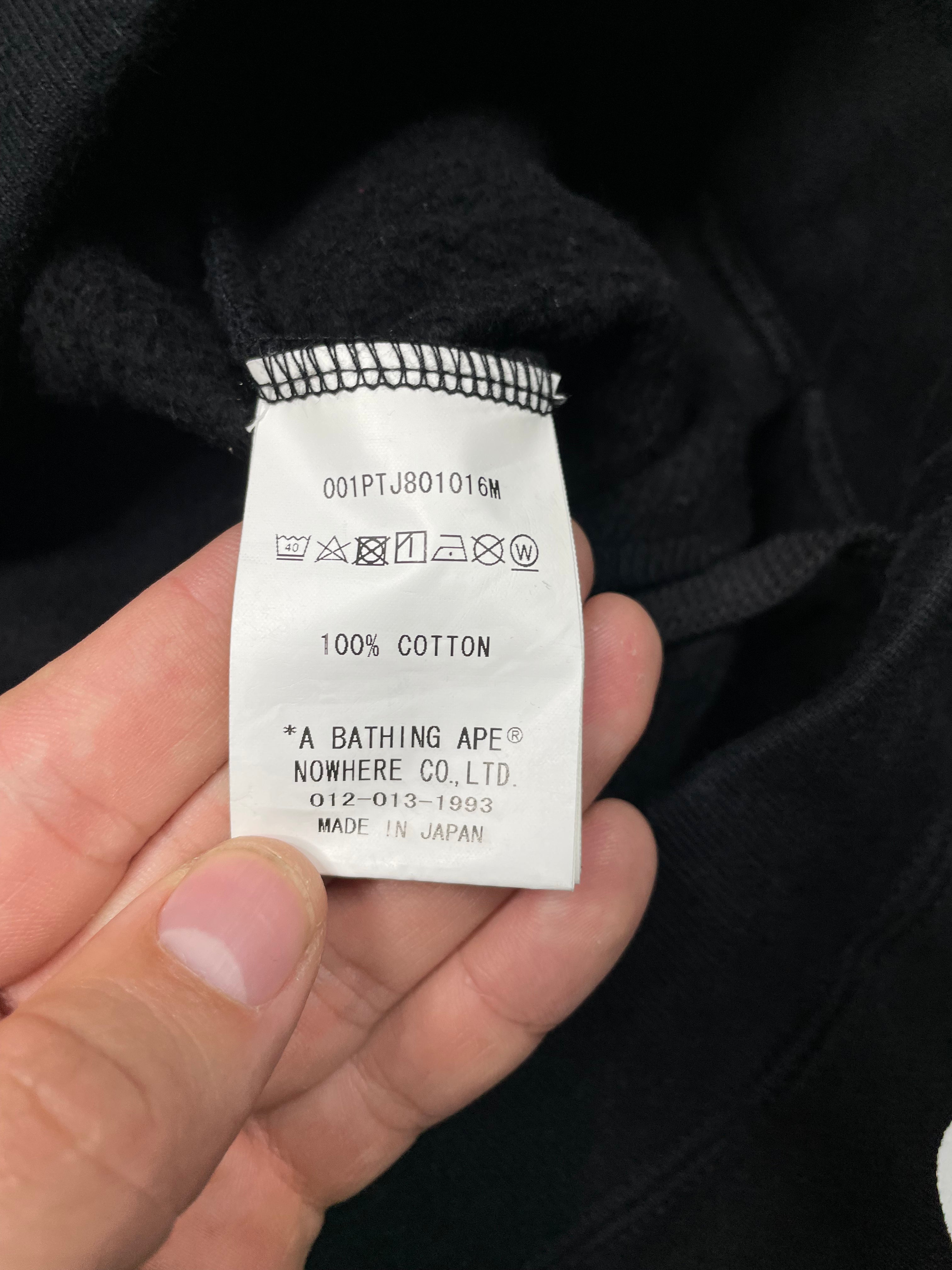 BAPE Shark Sweats Black Blue Medium Used