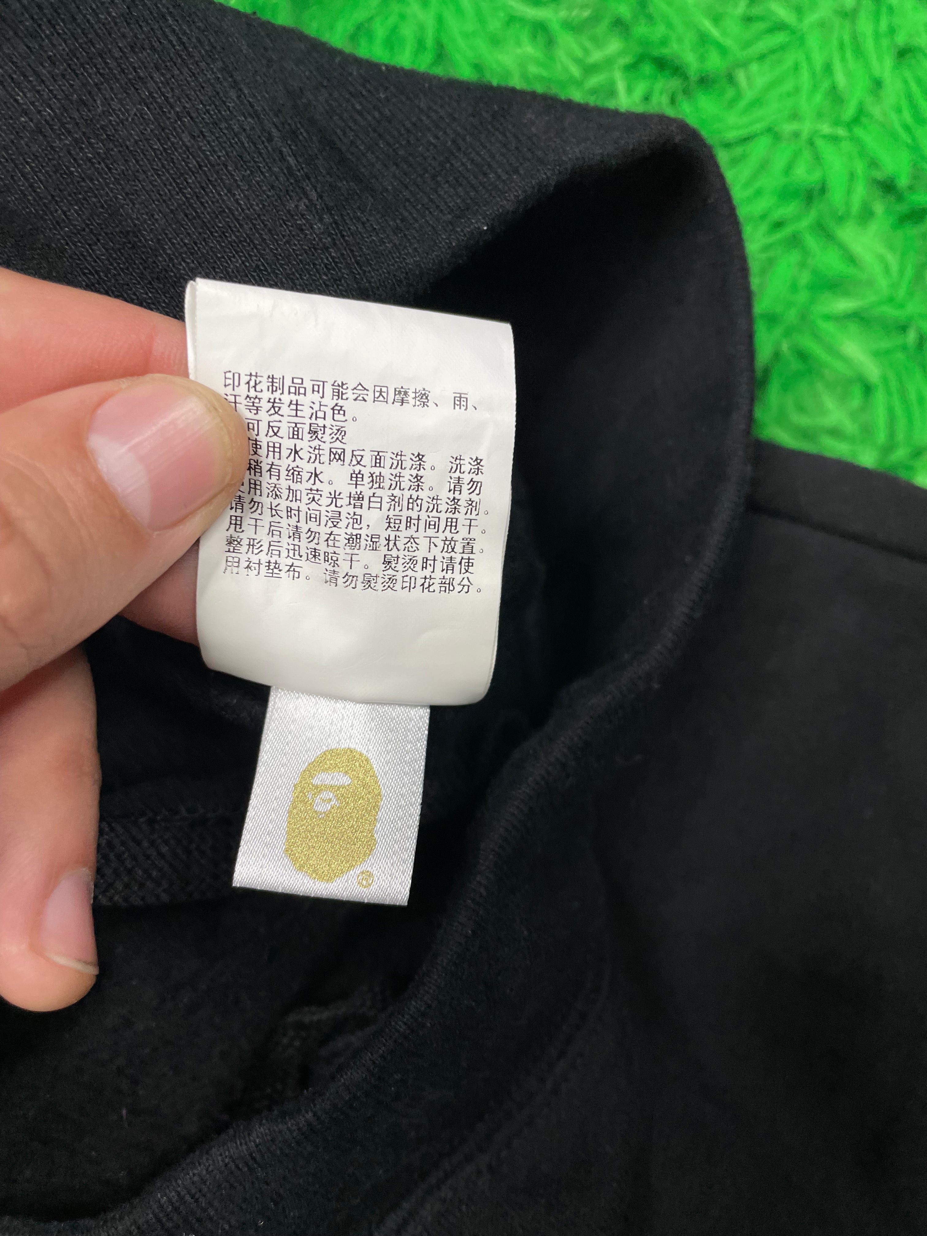 BAPE Shark Sweats Black Blue Medium Used