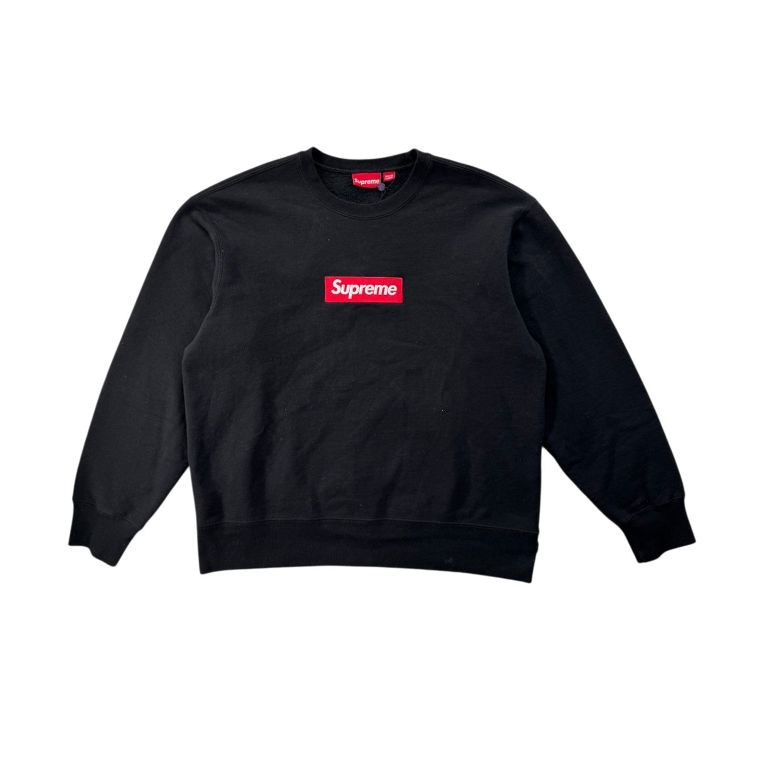 Supreme Bogo Crewneck Black & Red Sweatshirt