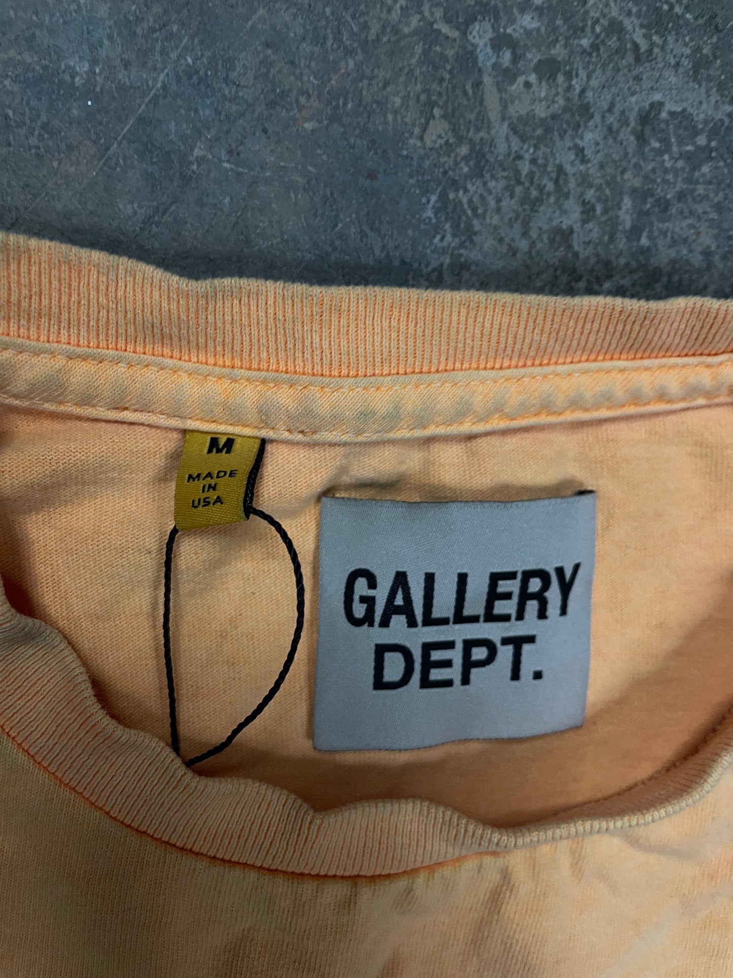 Gallery Dept Tee Orange Black Used Medium