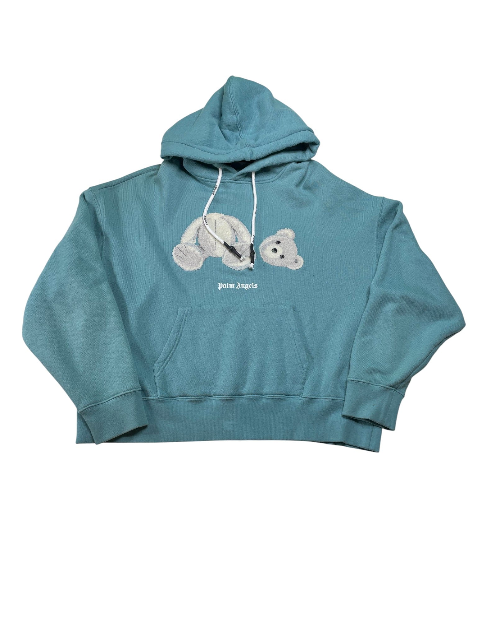 Palm Angels 'Teddy Bear' Baby Blue Hoodie